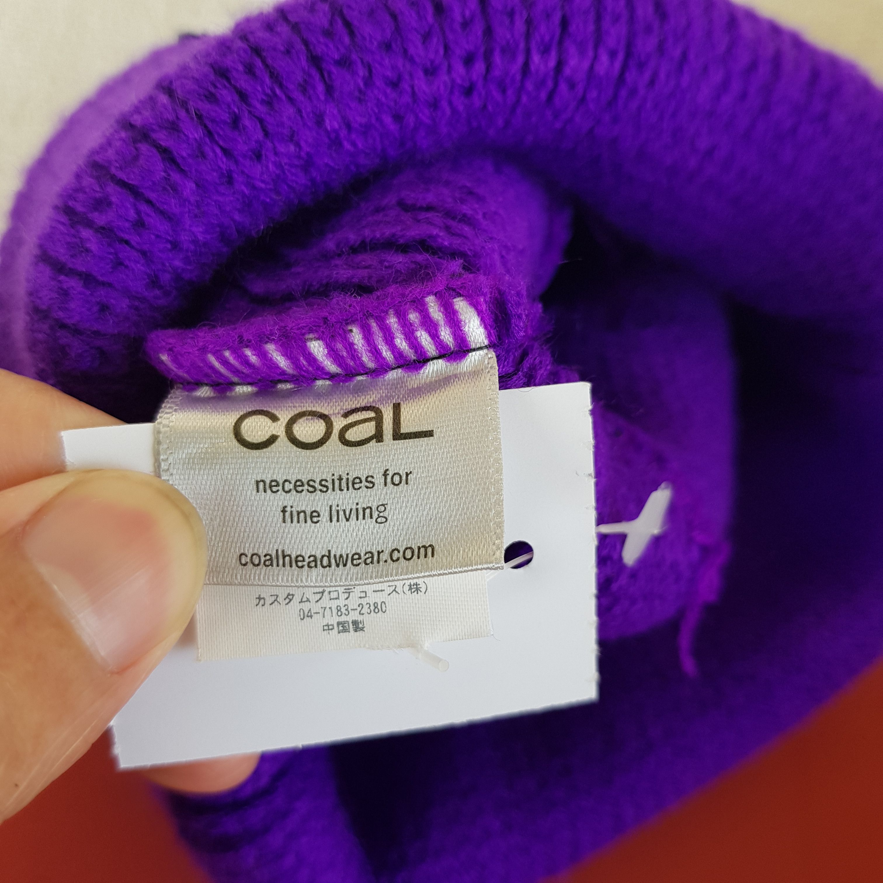 Japanese Brand × Vintage Japanese COAL Beanie Snow Cap Purple Hats - AC10301. Size ONE SIZE - 7 Thumbnail