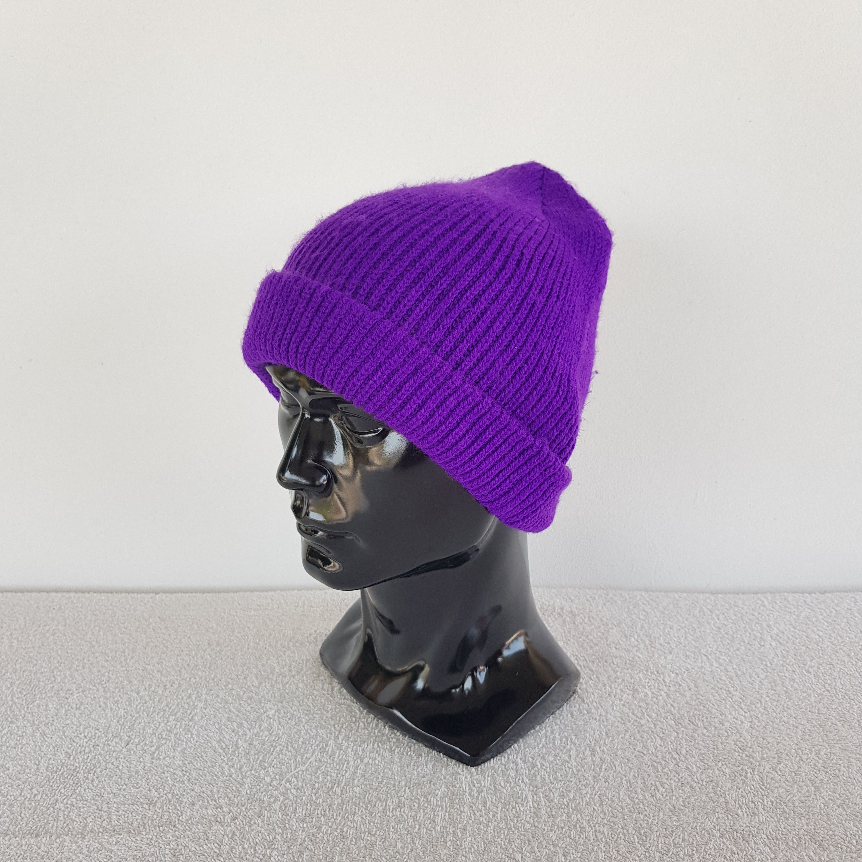 Japanese Brand × Vintage Japanese COAL Beanie Snow Cap Purple Hats - AC10301. Size ONE SIZE - 1 Thumbnail