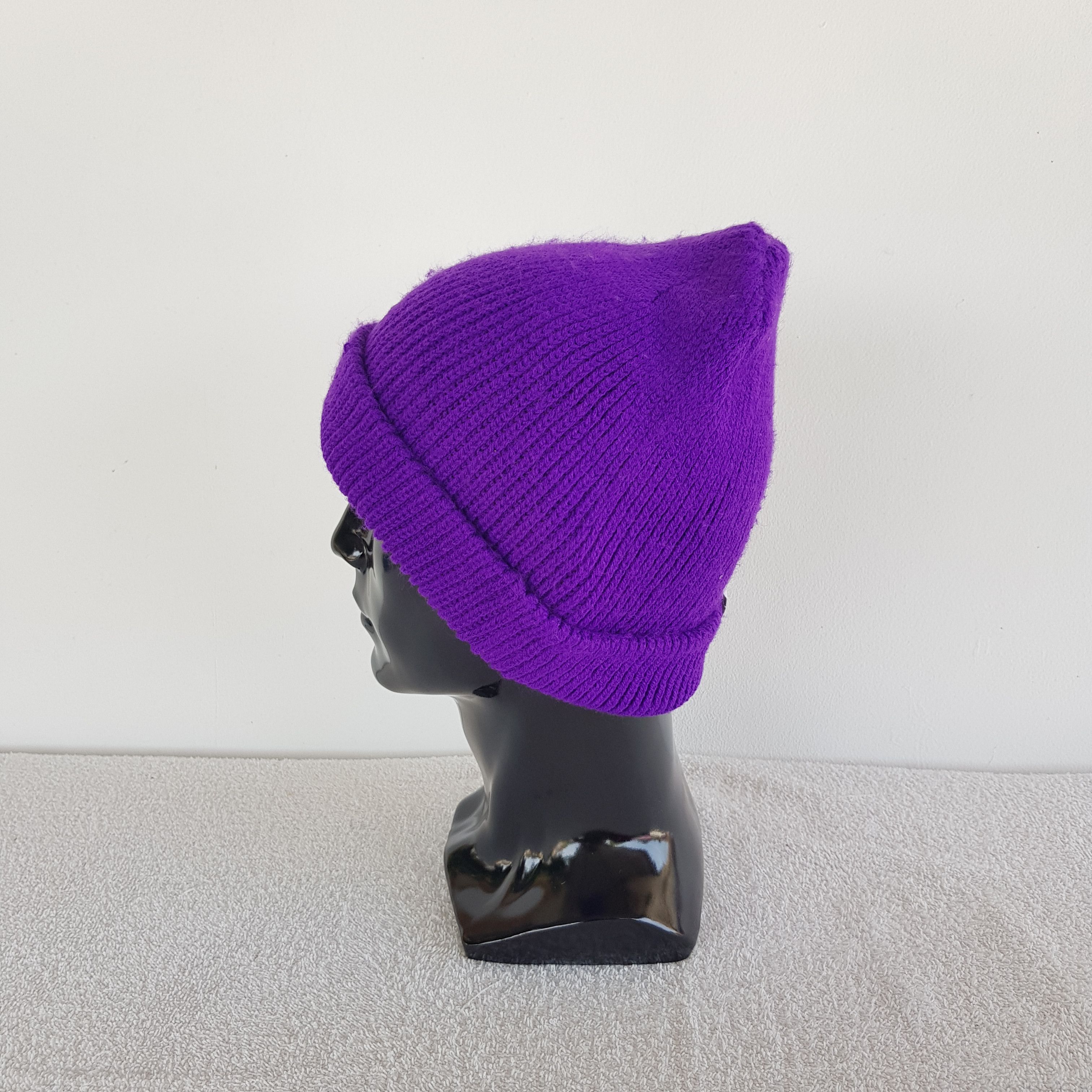 Japanese Brand × Vintage Japanese COAL Beanie Snow Cap Purple Hats - AC10301. Size ONE SIZE - 4 Thumbnail