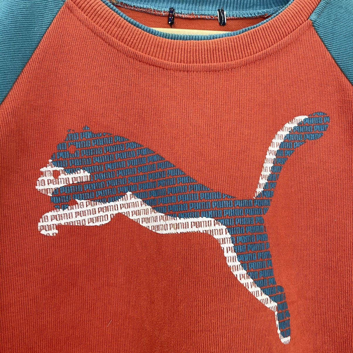 Puma 90’s Puma Colour Block Big Logo Crewneck Sweatshirt Size M Size US M / EU 48-50 / 2 - 5 Thumbnail