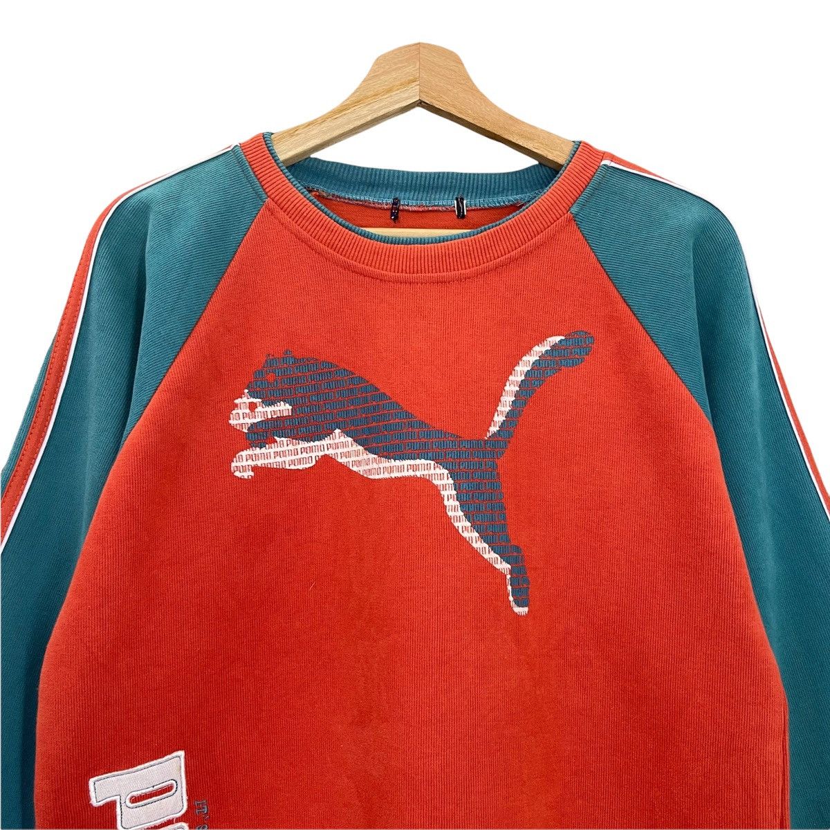 Puma 90’s Puma Colour Block Big Logo Crewneck Sweatshirt Size M Size US M / EU 48-50 / 2 - 4 Thumbnail