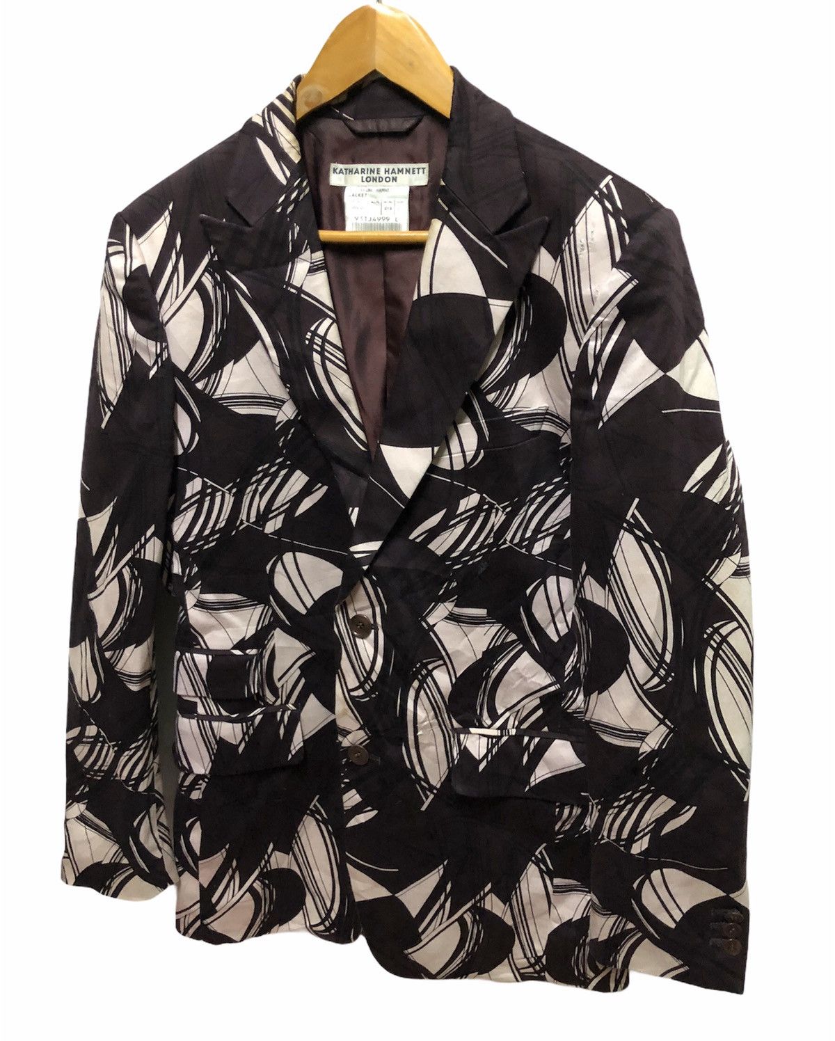 Designer × Katharine Hamnett London Katharine Hamnett London Blazer Jacket Size 42R - 3 Thumbnail