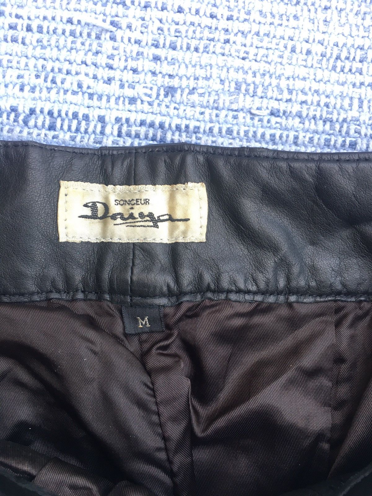 Vintage vintage leather pants Size US 26 / EU 42 - 5 Thumbnail