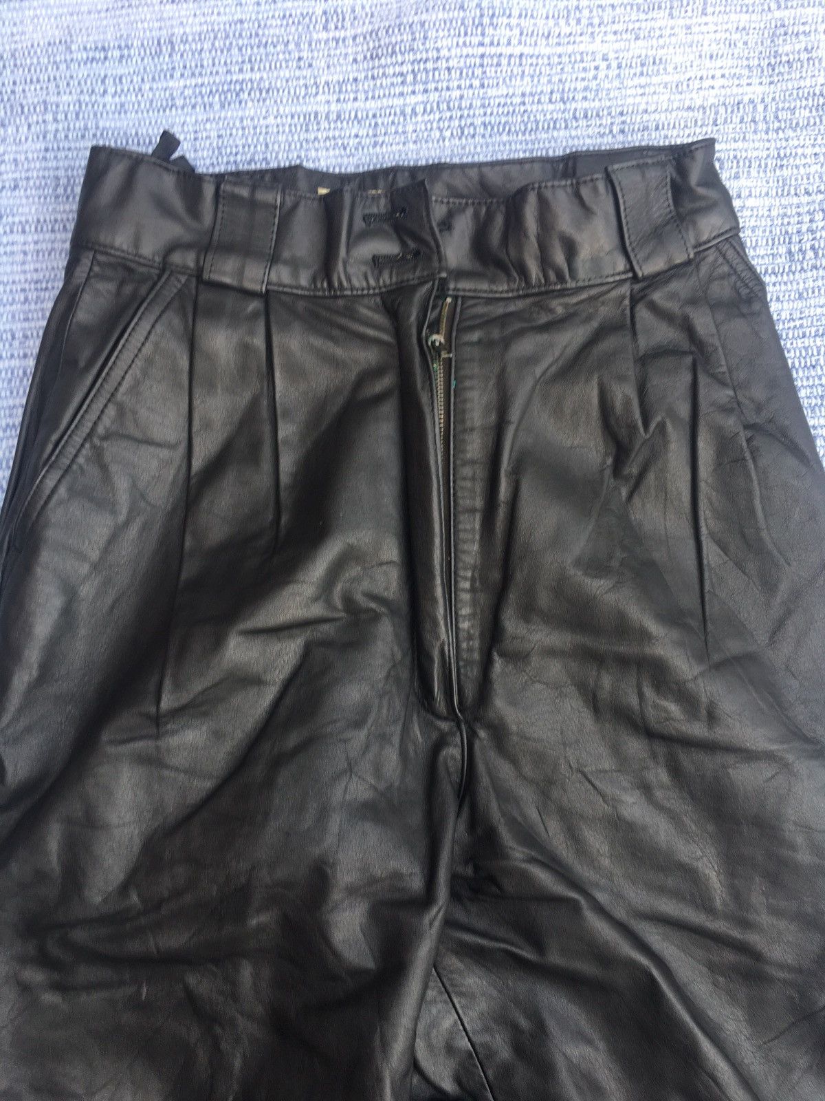Vintage vintage leather pants Size US 26 / EU 42 - 2 Thumbnail