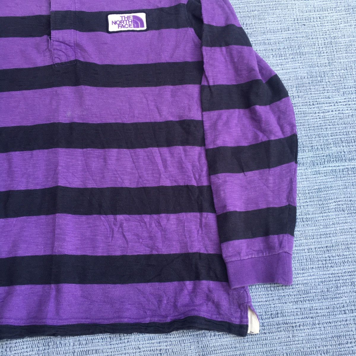 The North Face purple stripe polo Size US L / EU 52-54 / 3 - 3 Thumbnail