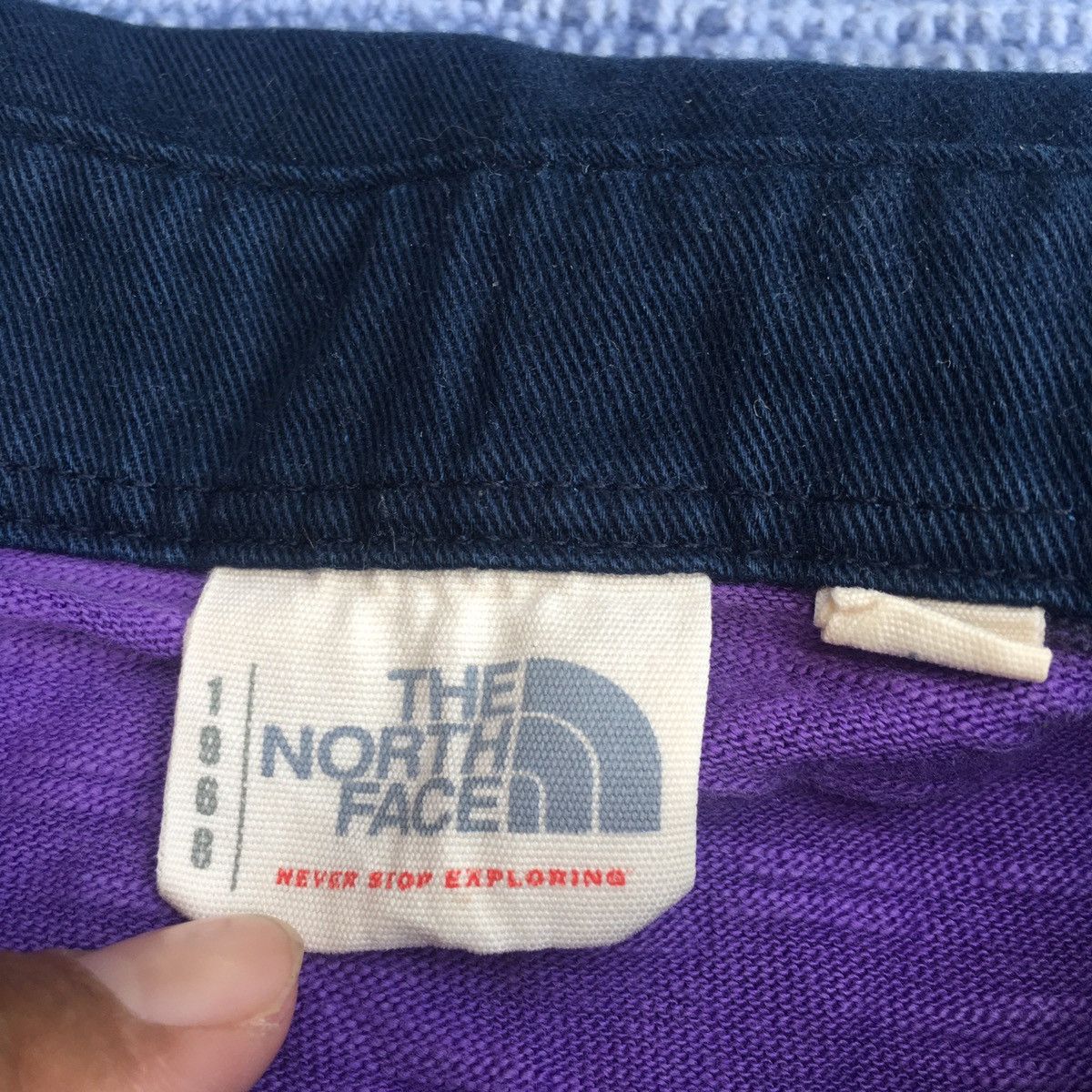 The North Face purple stripe polo Size US L / EU 52-54 / 3 - 5 Thumbnail