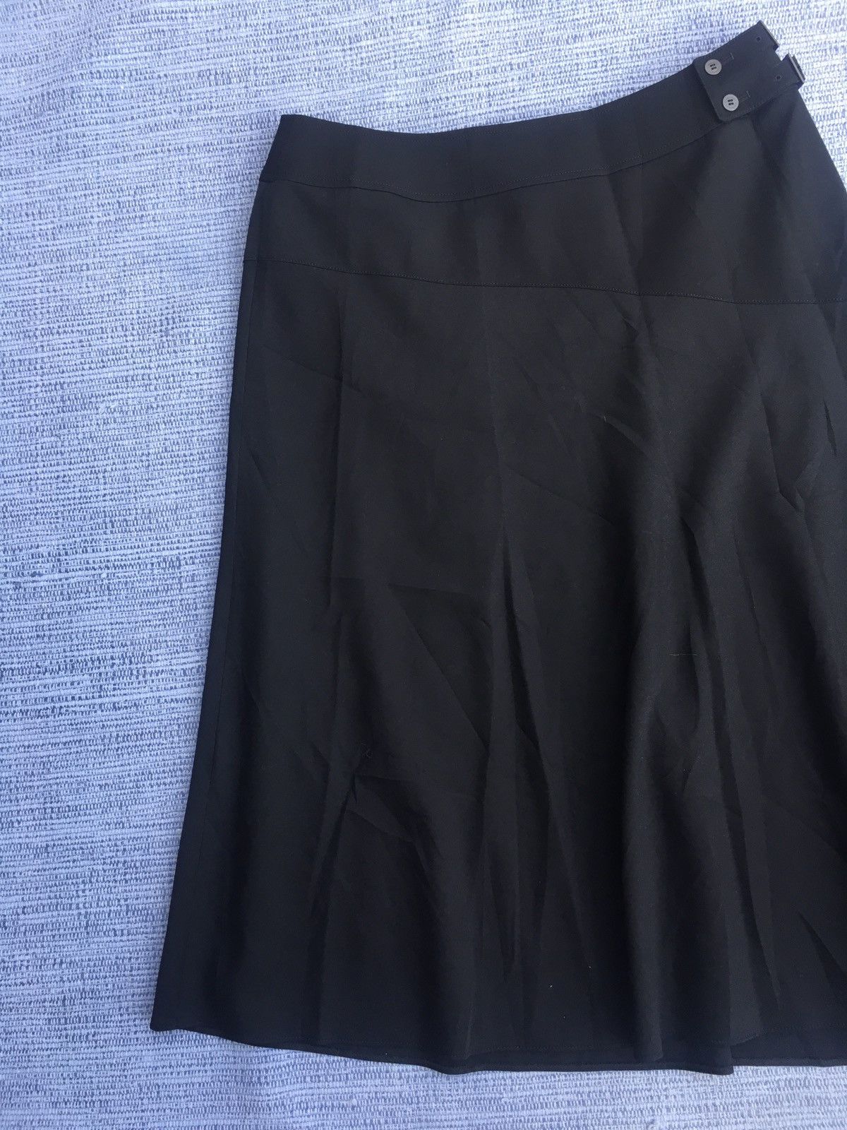 Burberry asymetrical black skirt Size 32" / US 10 / IT 46 - 4 Thumbnail