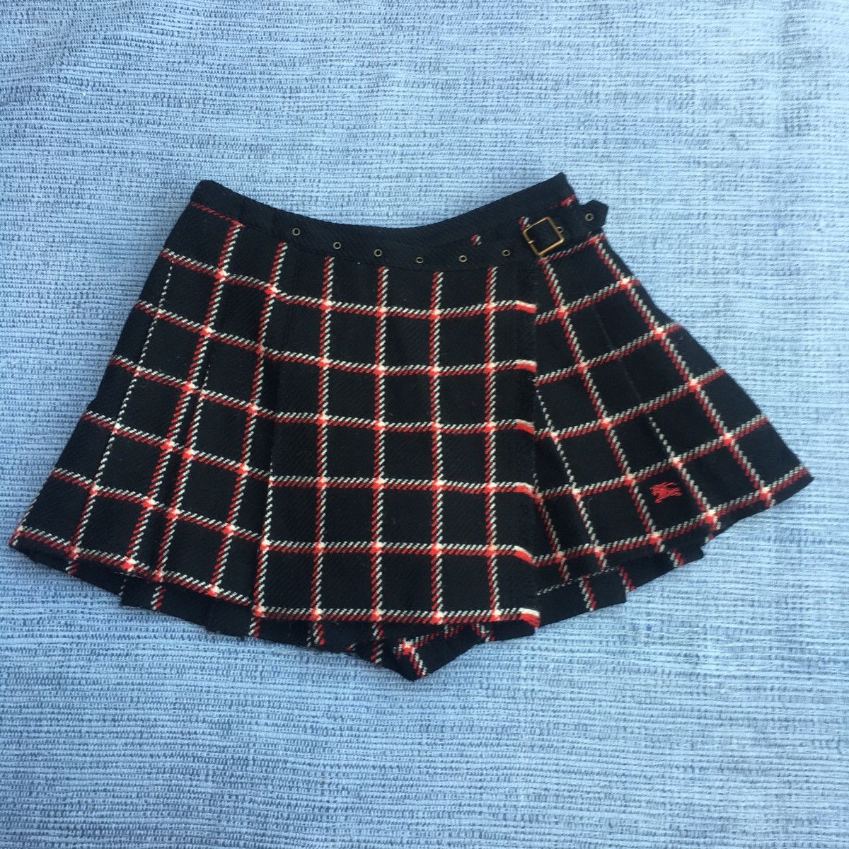 image of Burberry Tweed Short in Black, Men's (Size 26)