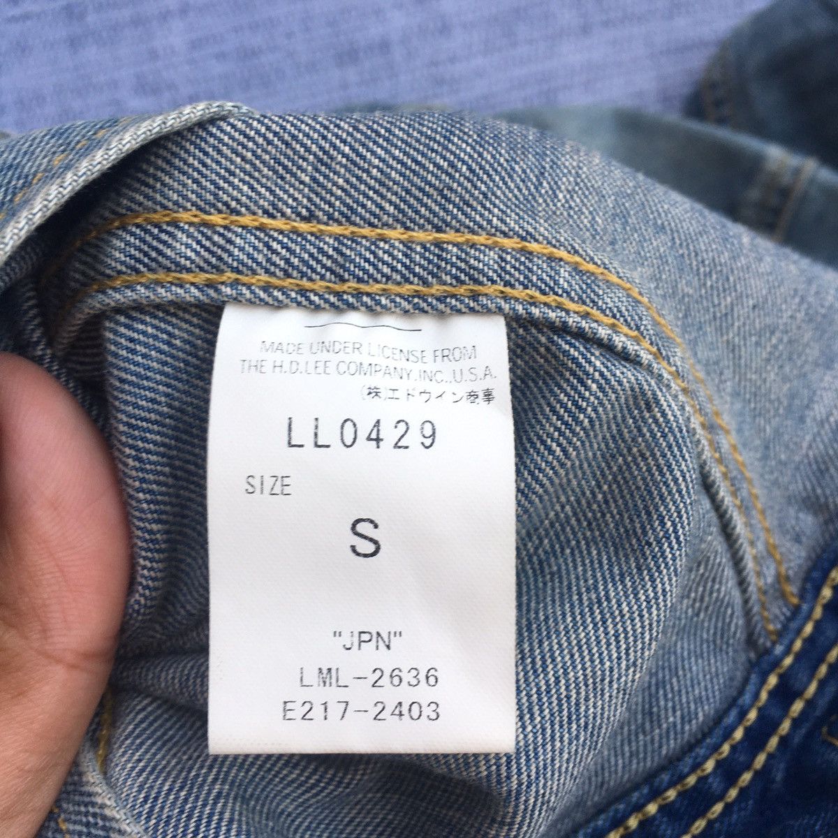 Lee lee trucker jacket organic cotton Size US S / EU 44-46 / 1 - 11 Thumbnail
