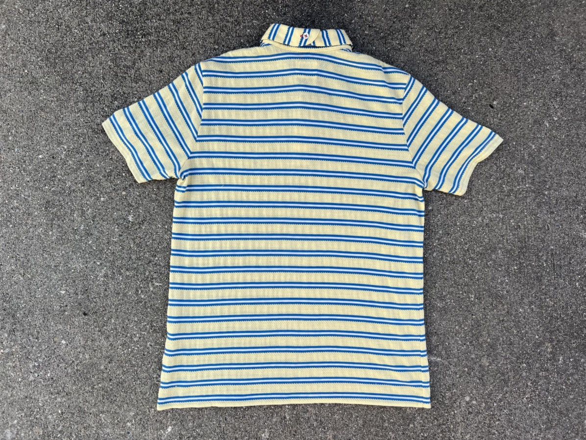 Frapbois Frapbois Japan Mushroom Striped Polo Shirt Size US S / EU 44-46 / 1 - 2 Thumbnail