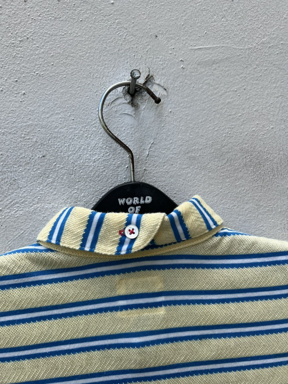 Frapbois Frapbois Japan Mushroom Striped Polo Shirt Size US S / EU 44-46 / 1 - 8 Thumbnail