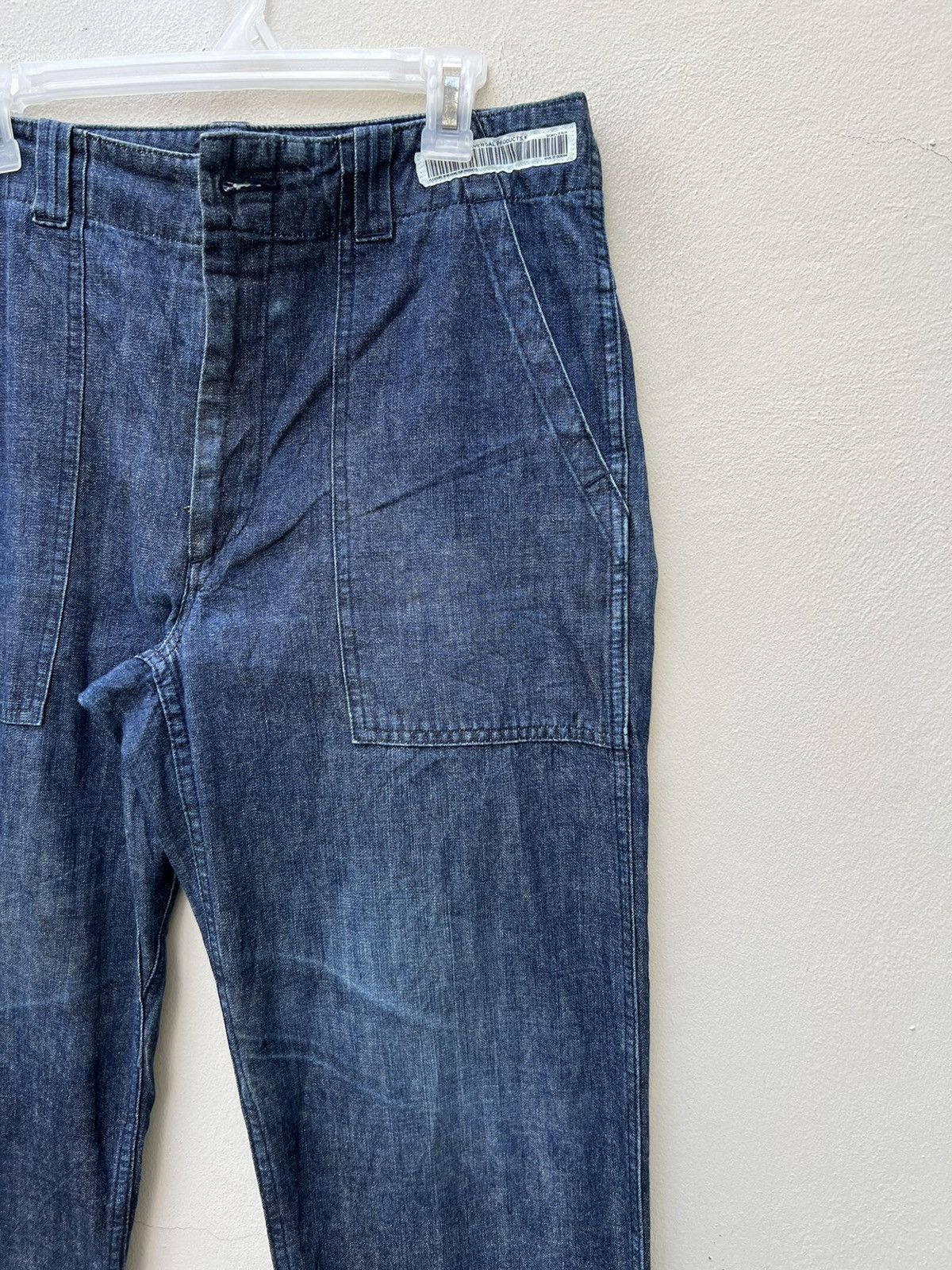 UNIVERSAL PRODUCTS. Universal Products Japan Fade Denim Fatigue Pant Size US 31 - 8 Thumbnail