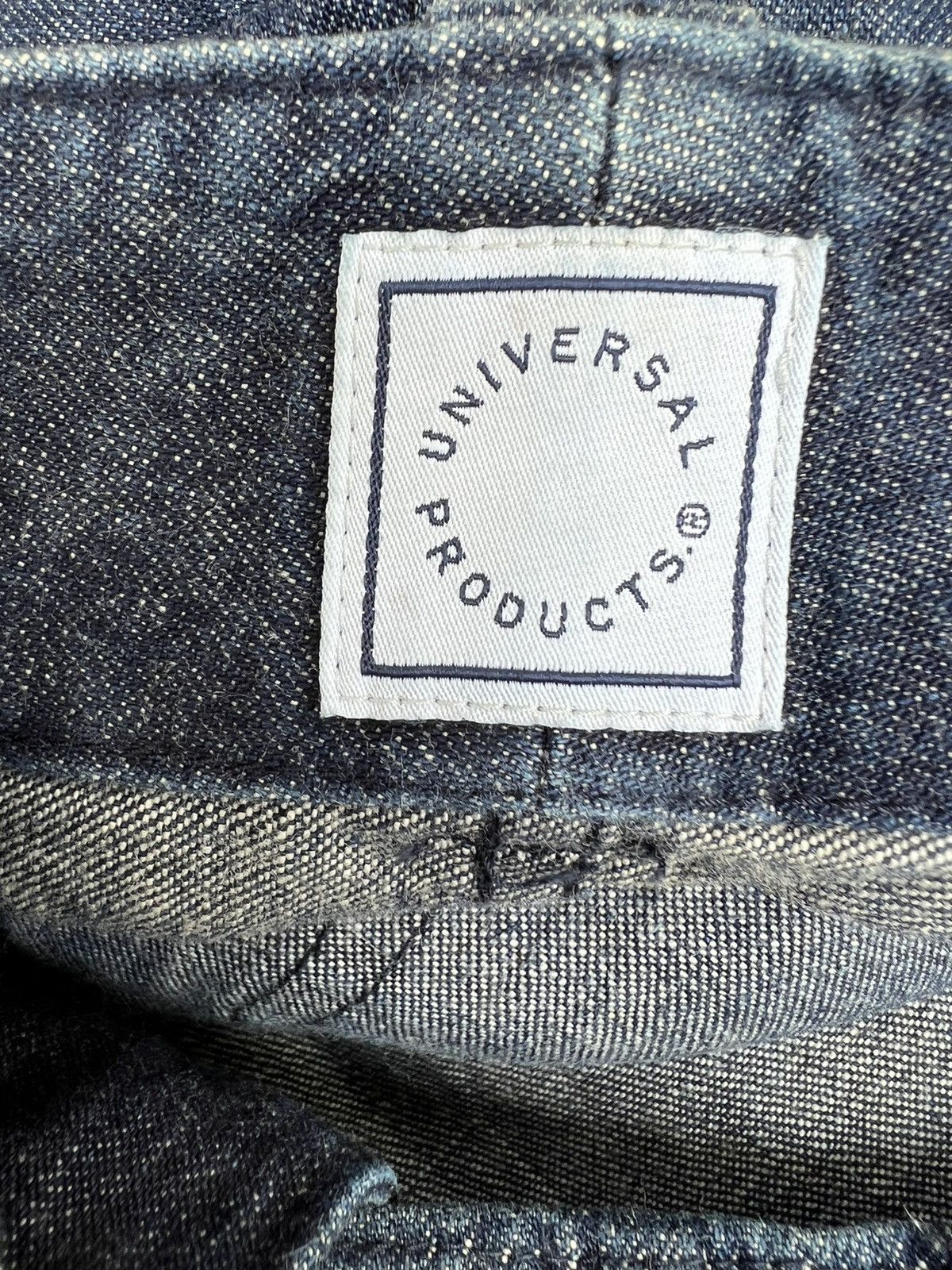 UNIVERSAL PRODUCTS. Universal Products Japan Fade Denim Fatigue Pant Size US 31 - 19 Thumbnail
