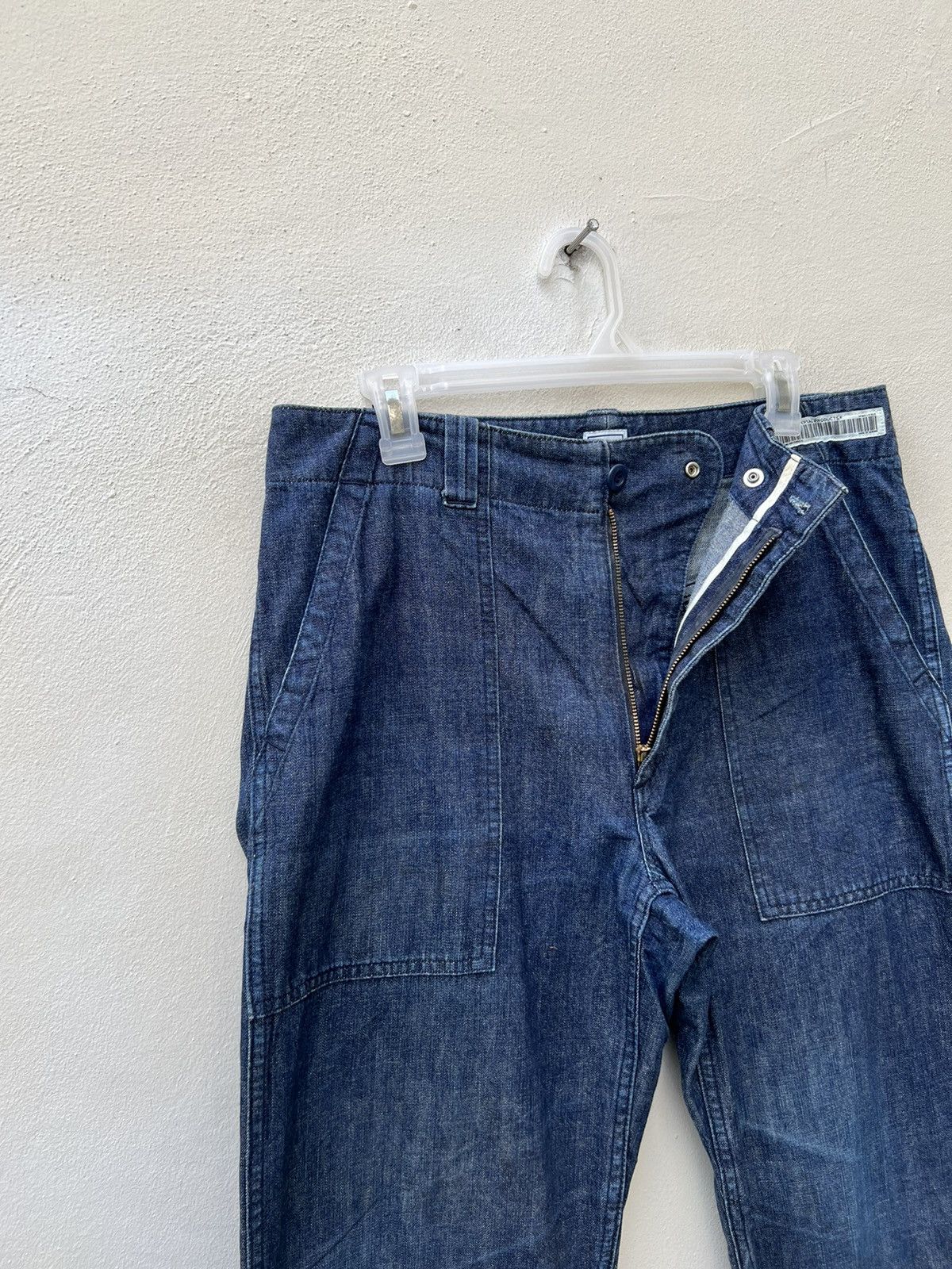 UNIVERSAL PRODUCTS. Universal Products Japan Fade Denim Fatigue Pant Size US 31 - 5 Thumbnail