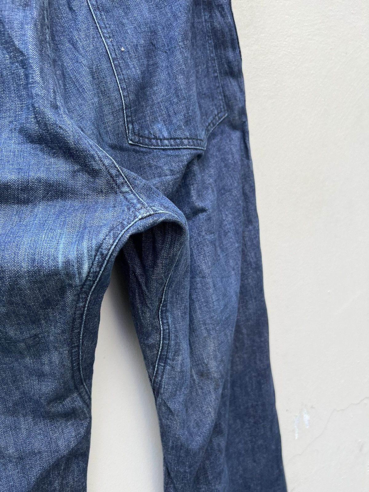 UNIVERSAL PRODUCTS. Universal Products Japan Fade Denim Fatigue Pant Size US 31 - 12 Thumbnail