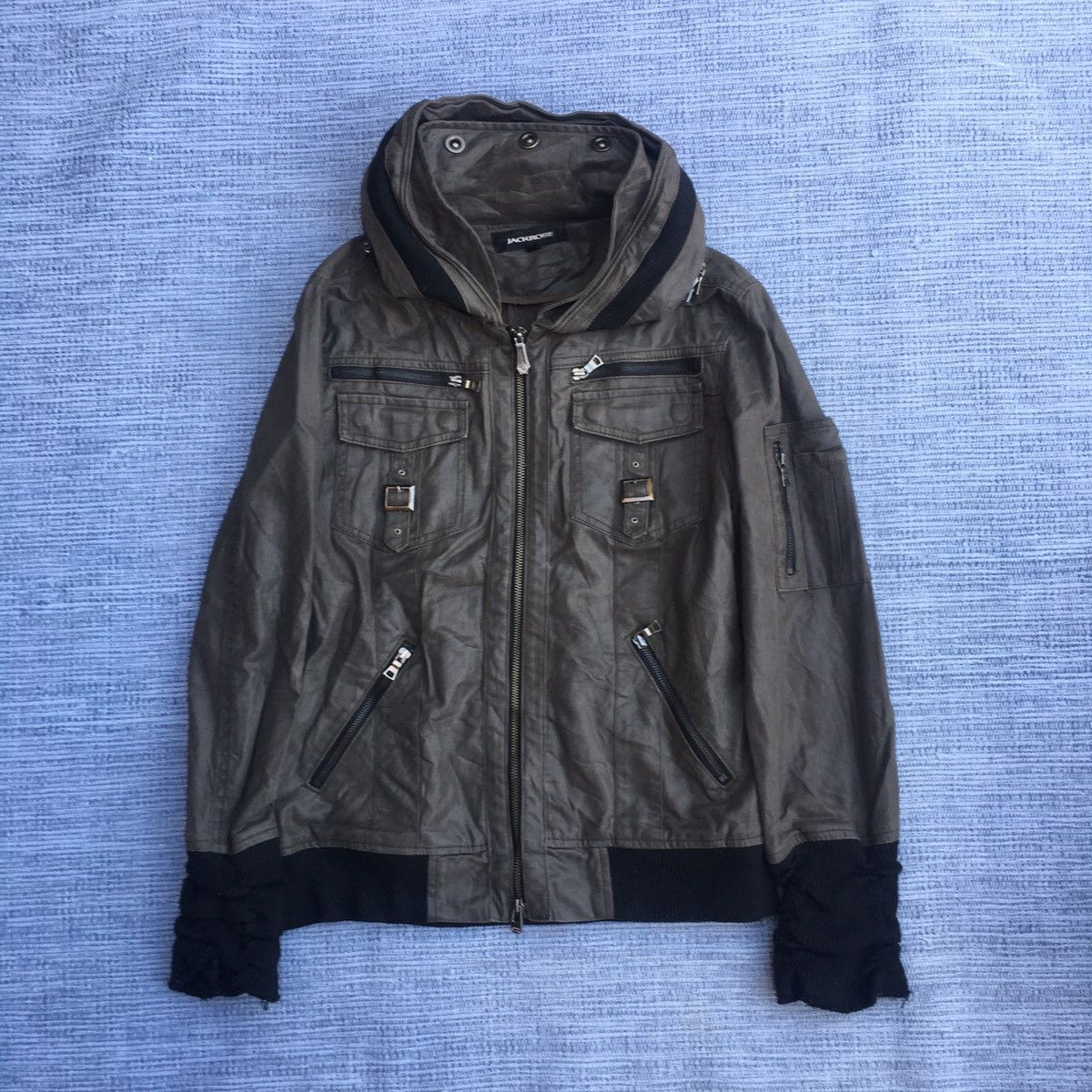 image of Vintage Jackrose Hybrid Jacket in Black, Men's (Size Medium)