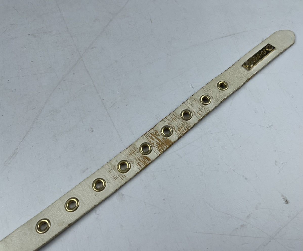 Genuine Leather studded leather belt Size 34 - 5 Thumbnail