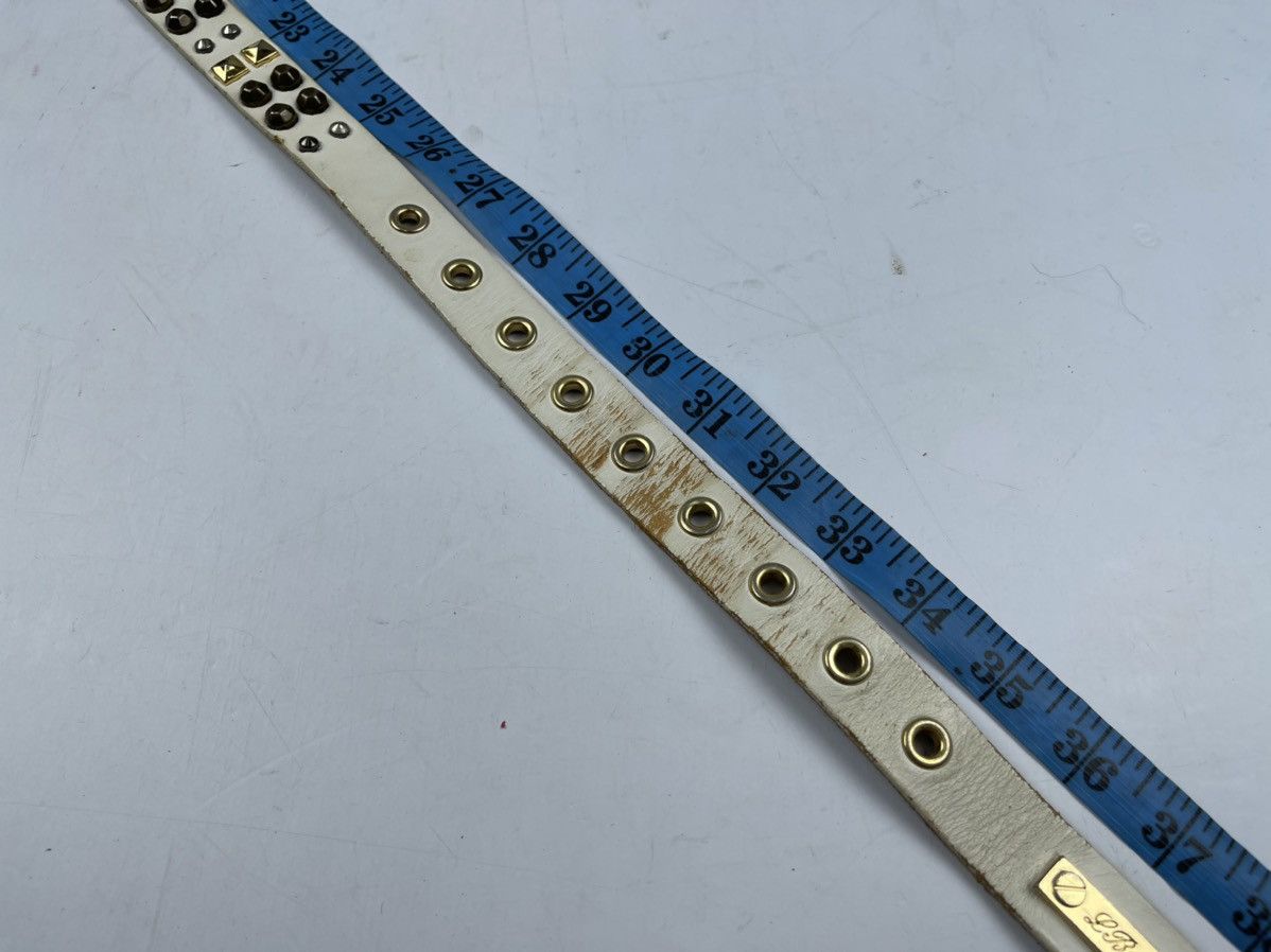 Genuine Leather studded leather belt Size 34 - 4 Thumbnail