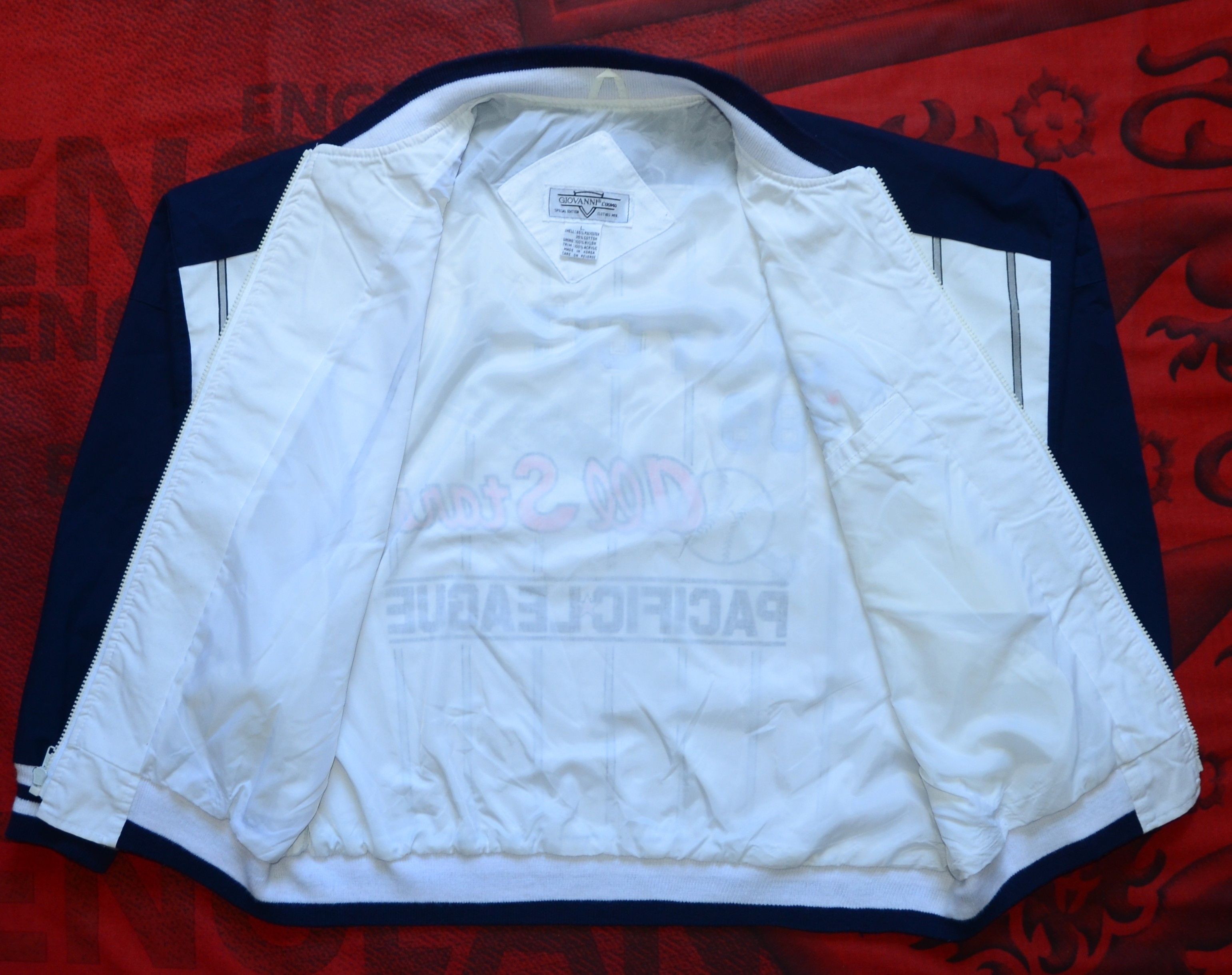 Other Vintage GIOVANNI L'uomo BAY CITY All Stars Baseball Jacket Size US L / EU 52-54 / 3 - 8 Thumbnail