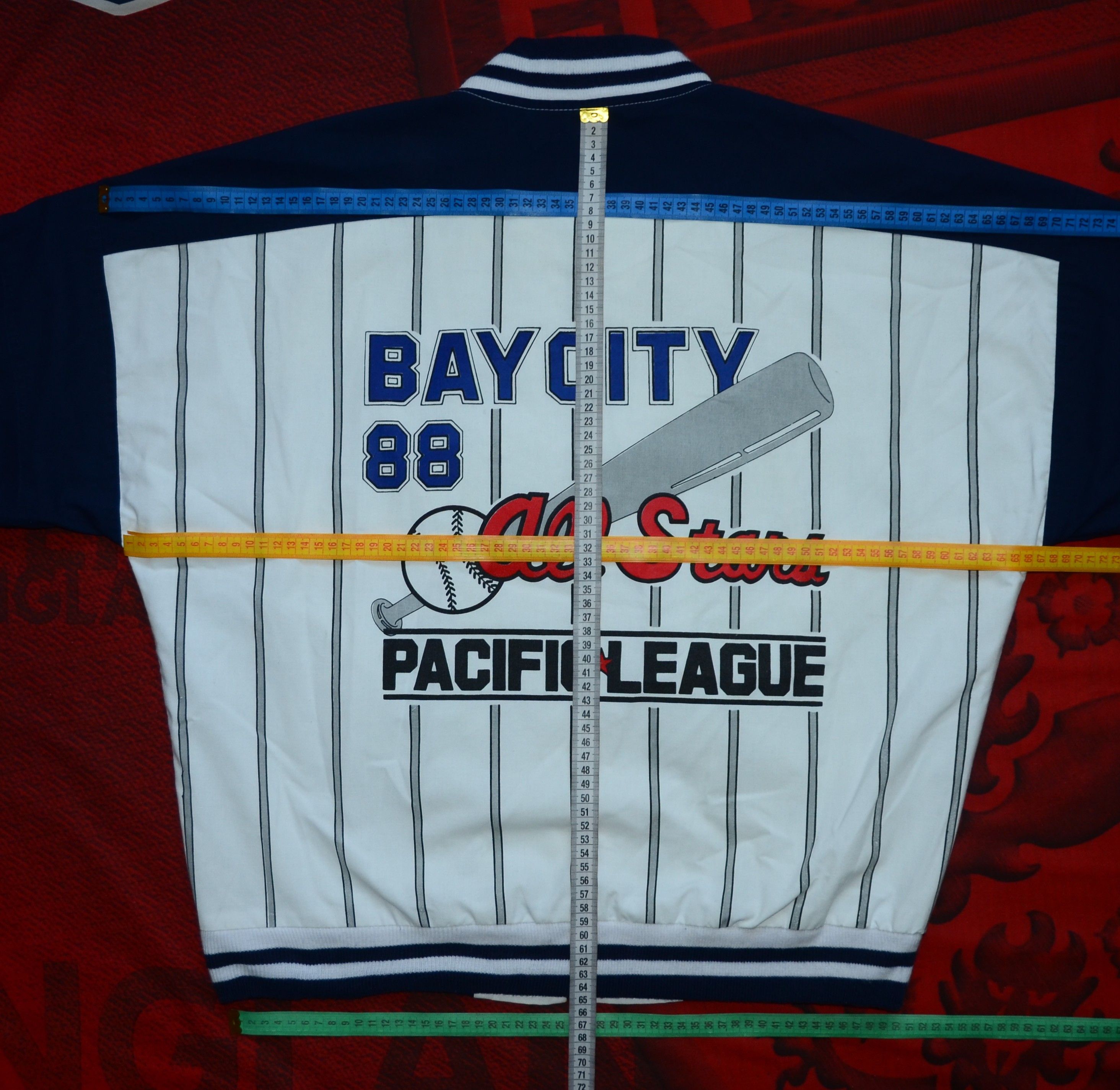Other Vintage GIOVANNI L'uomo BAY CITY All Stars Baseball Jacket Size US L / EU 52-54 / 3 - 14 Thumbnail