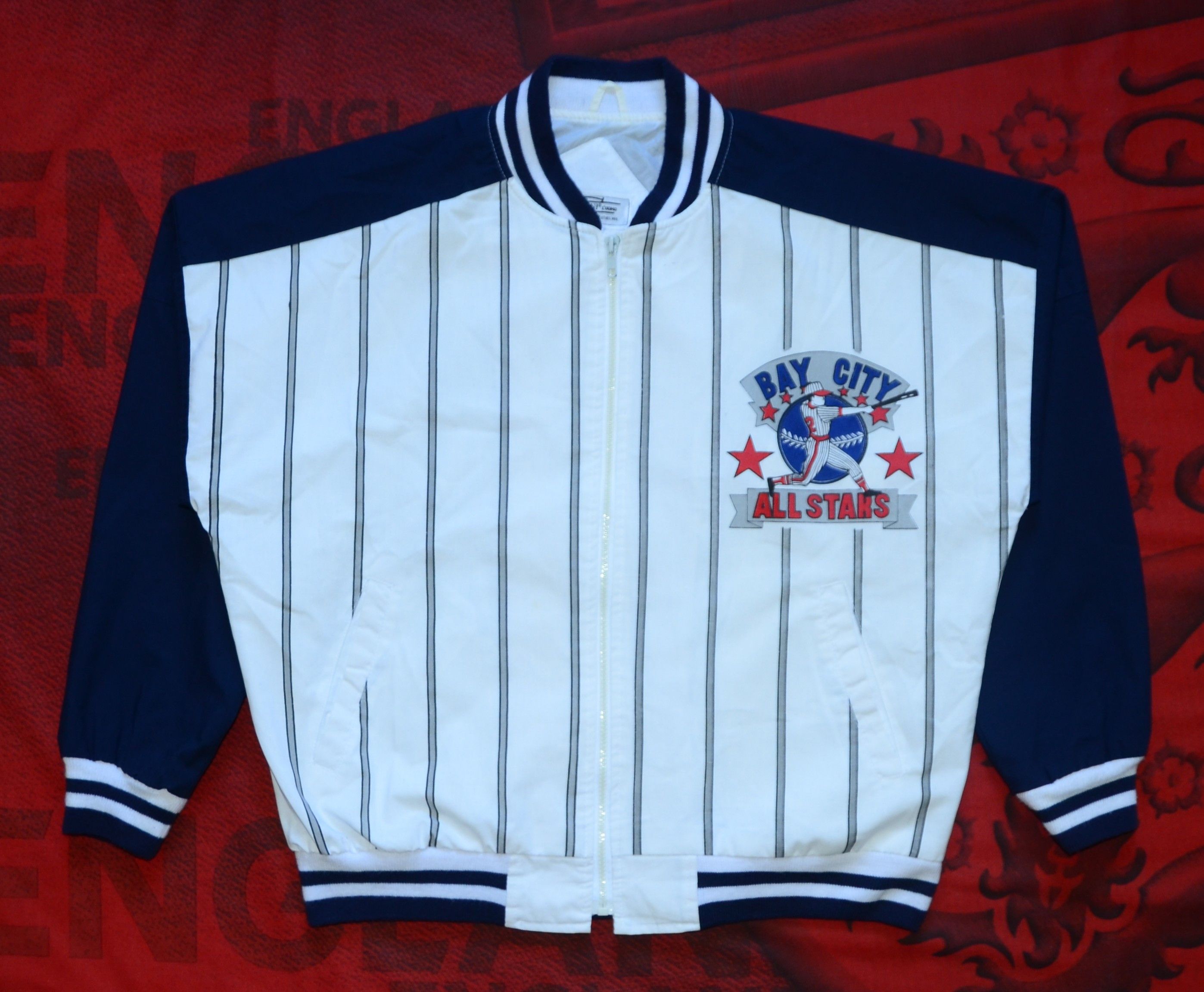Other Vintage GIOVANNI L'uomo BAY CITY All Stars Baseball Jacket Size US L / EU 52-54 / 3 - 1 Thumbnail