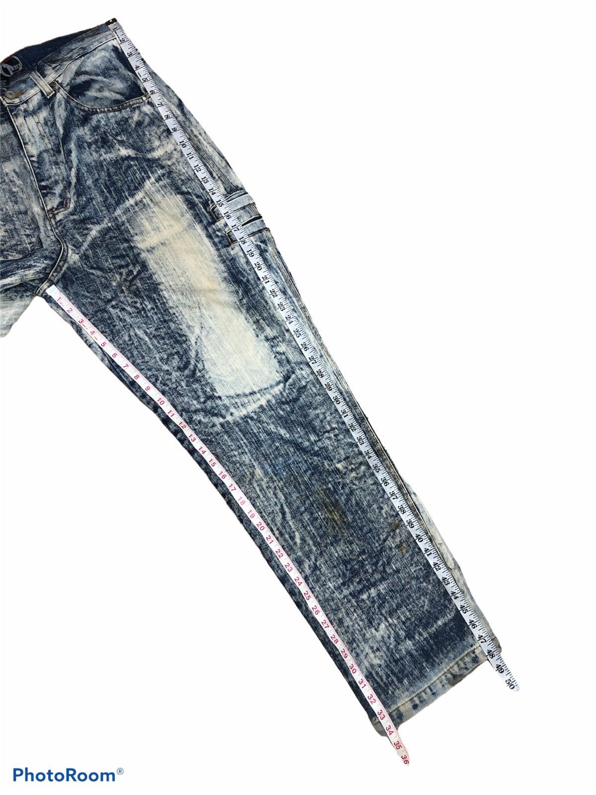 Other BAGGY⚡️⚡️PLAYERZ69 ACID WASH HIP HOP DENIM Size US 36 / EU 52 - 10 Thumbnail