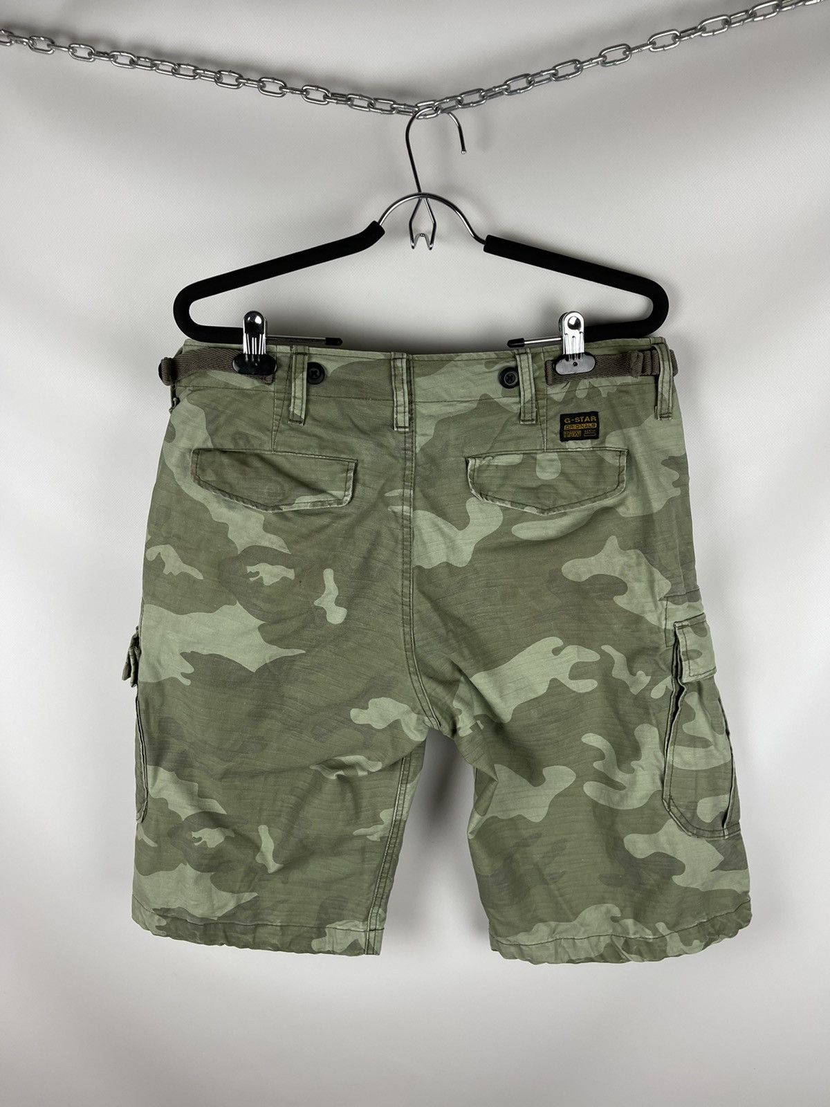 G Star Raw G-Star Raw Original Battle pants 1/2 camo cargo shorts | Grailed