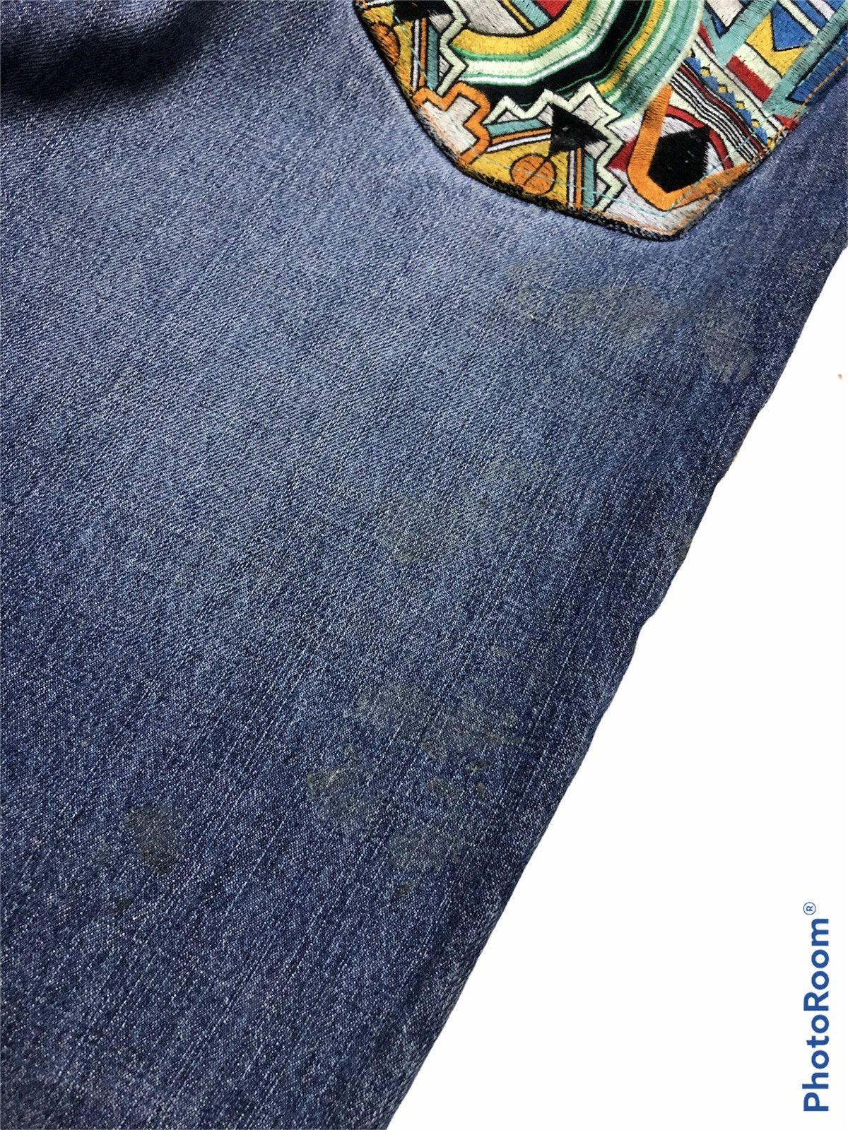LRG WIDE LEG EMBROIDERY LRG DENIM PANT Size US 32 / EU 48 - 12 Thumbnail