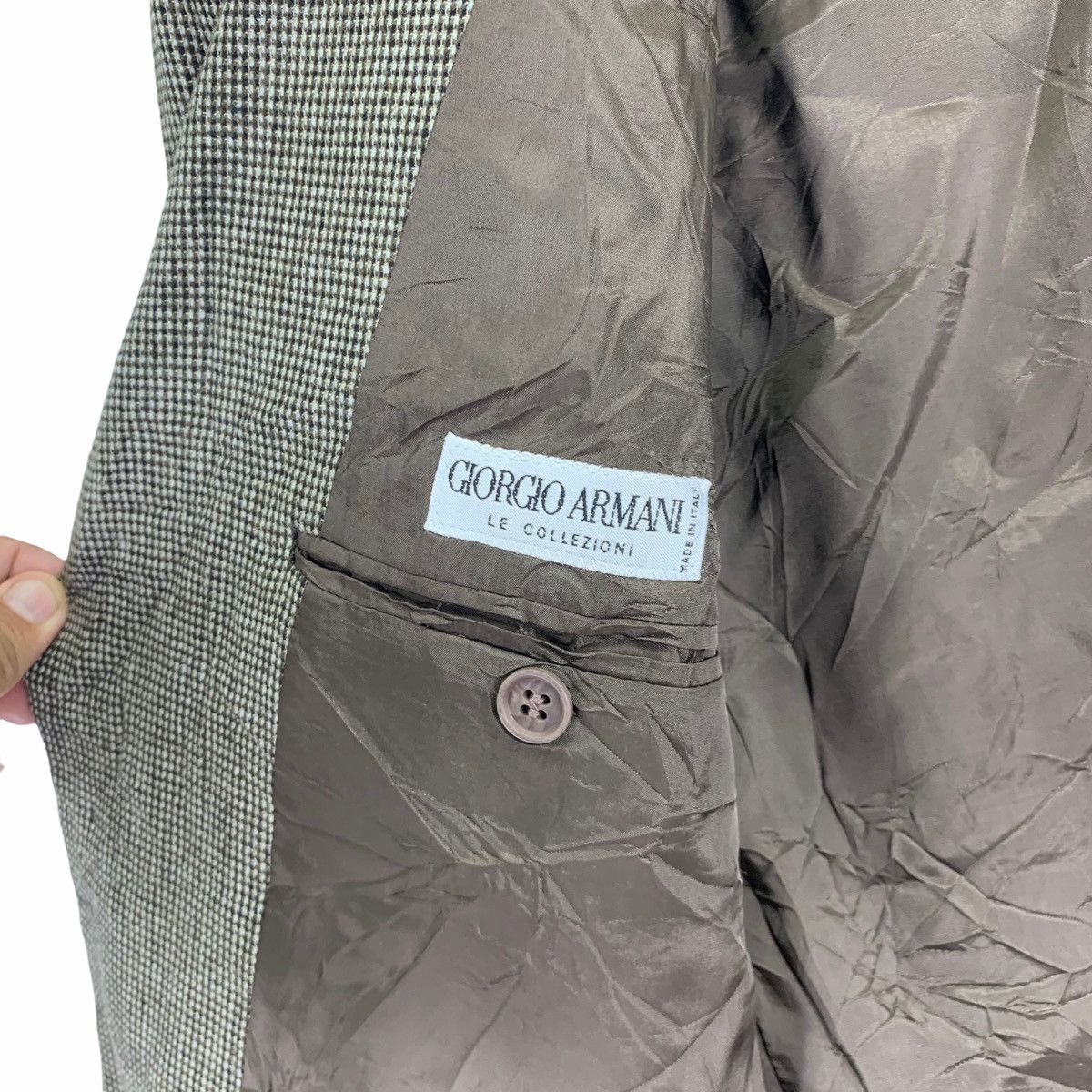 Giorgio Armani Vintage Giorgio Armani Collection Coat Blazer Size 38L - 8 Thumbnail