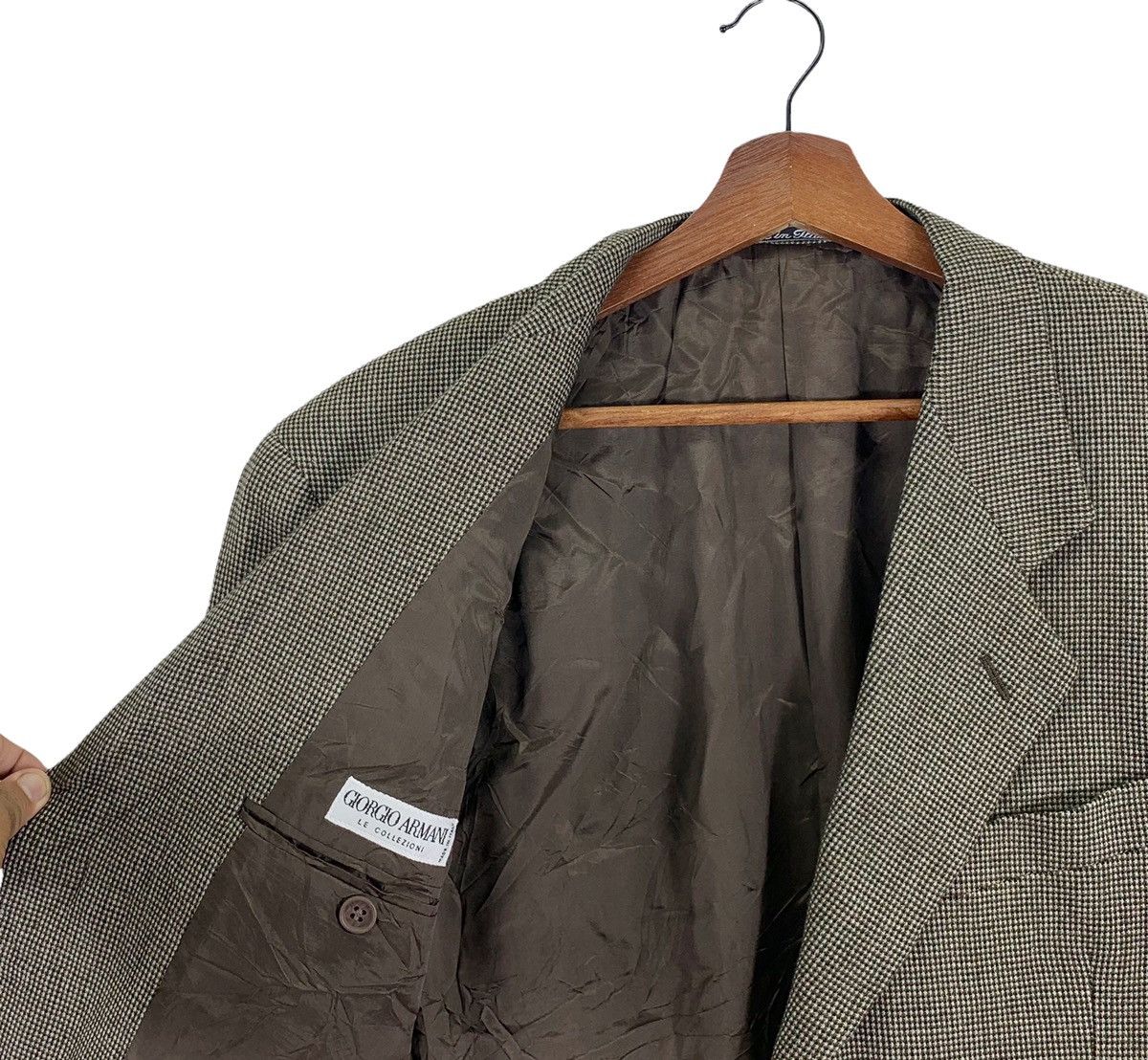 Giorgio Armani Vintage Giorgio Armani Collection Coat Blazer Size 38L - 6 Thumbnail