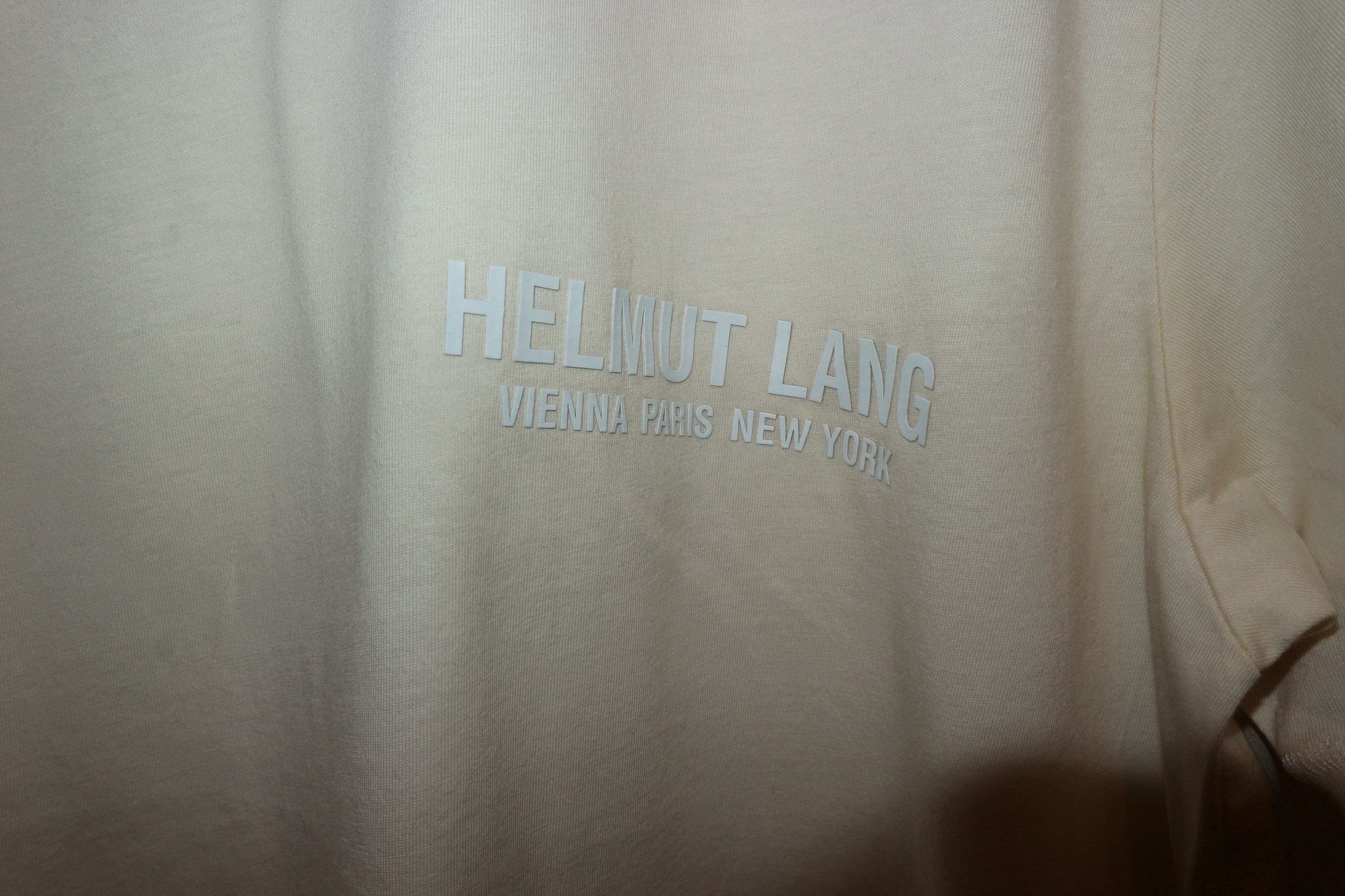 Helmut Lang 3d- logo print t-shirt Size US XL / EU 56 / 4 - 3 Thumbnail