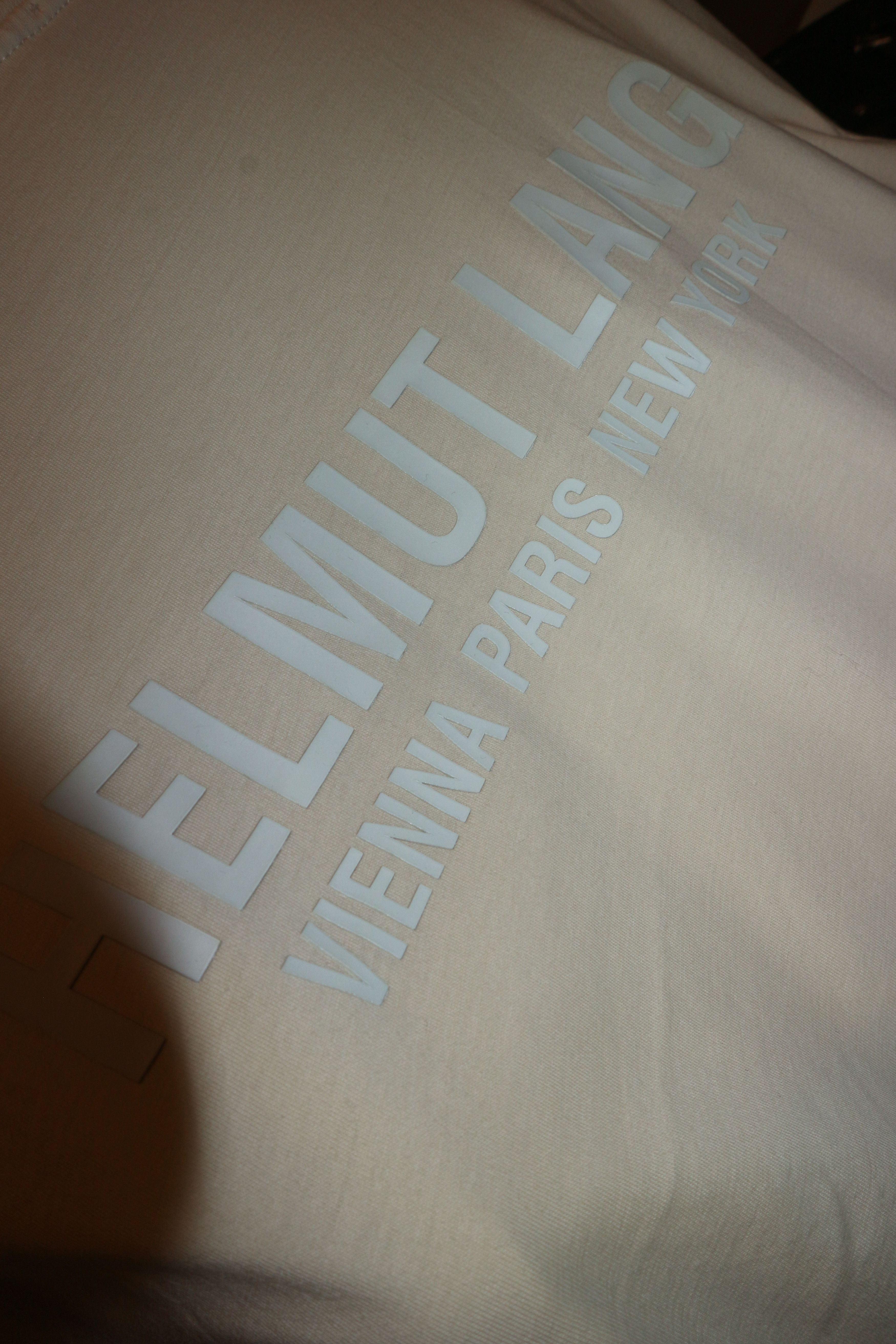 Helmut Lang 3d- logo print t-shirt Size US XL / EU 56 / 4 - 10 Thumbnail