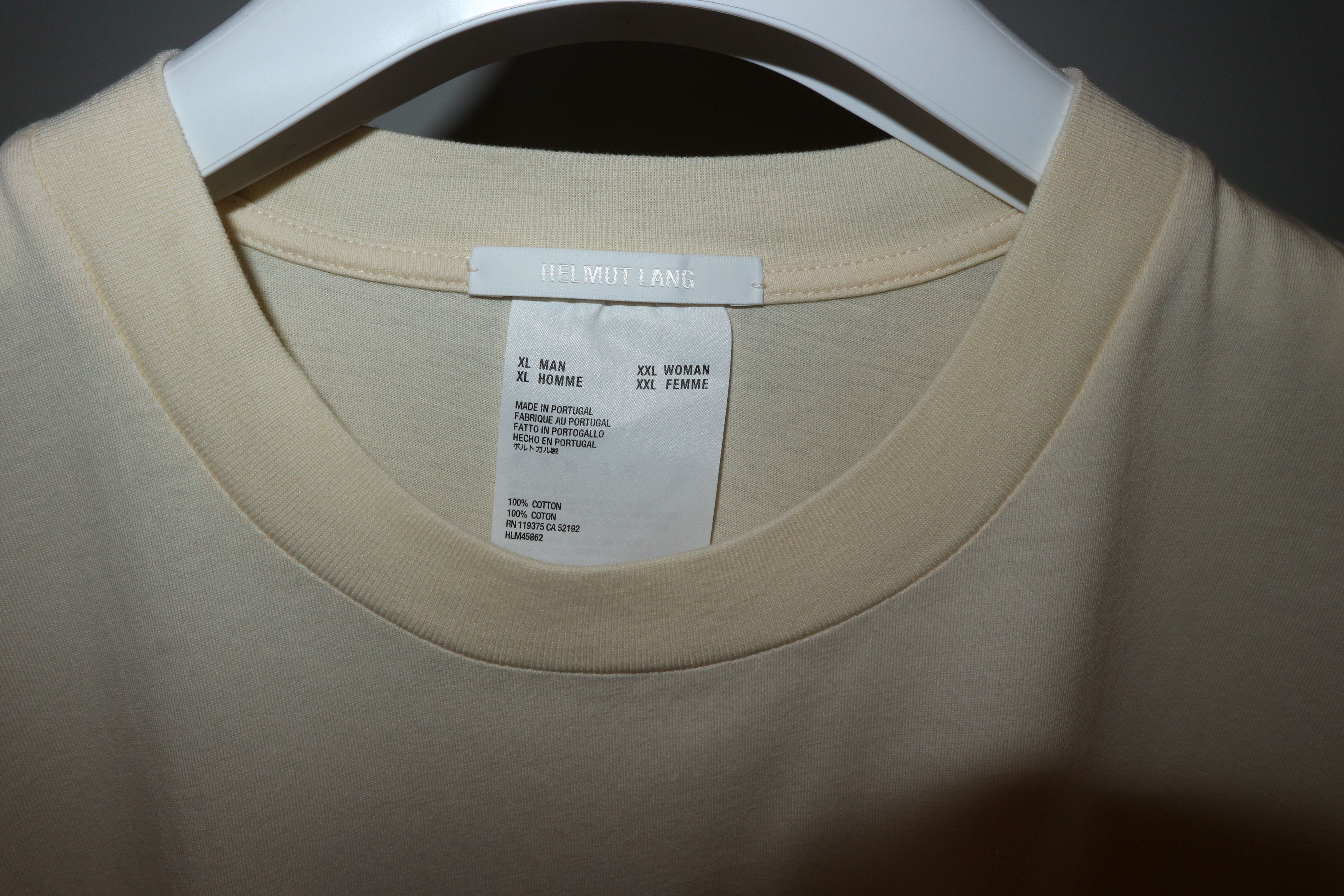 Helmut Lang 3d- logo print t-shirt Size US XL / EU 56 / 4 - 4 Thumbnail