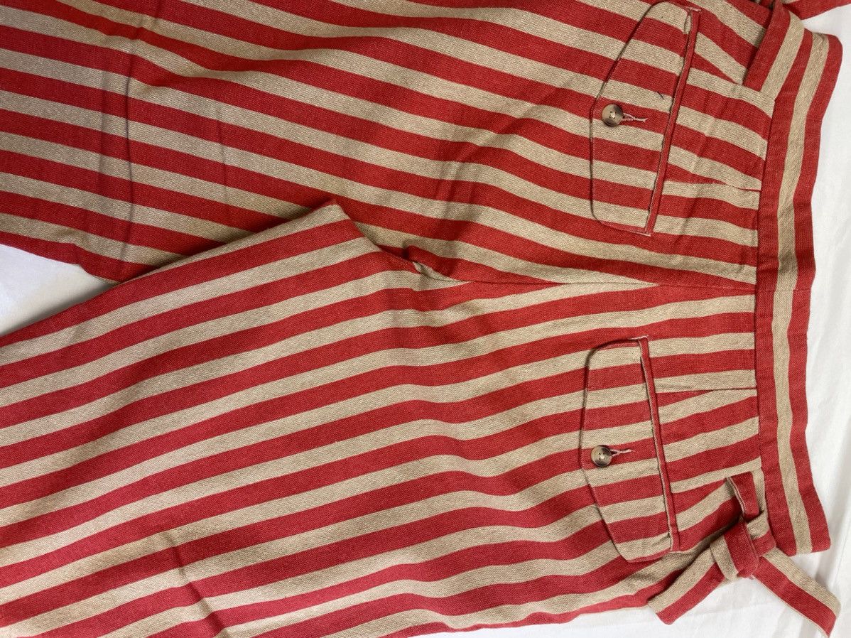 Bode Bode Candy Shop Red Striped Trousers Size US 30 / EU 46 - 4 Thumbnail