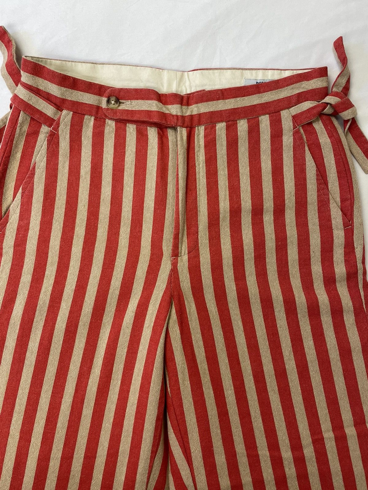 Bode Bode Candy Shop Red Striped Trousers Size US 30 / EU 46 - 2 Thumbnail