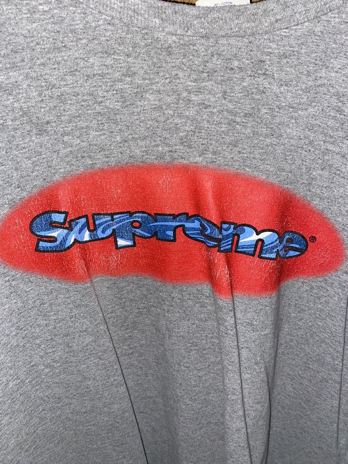Supreme Ripple L S Tee Grailed
