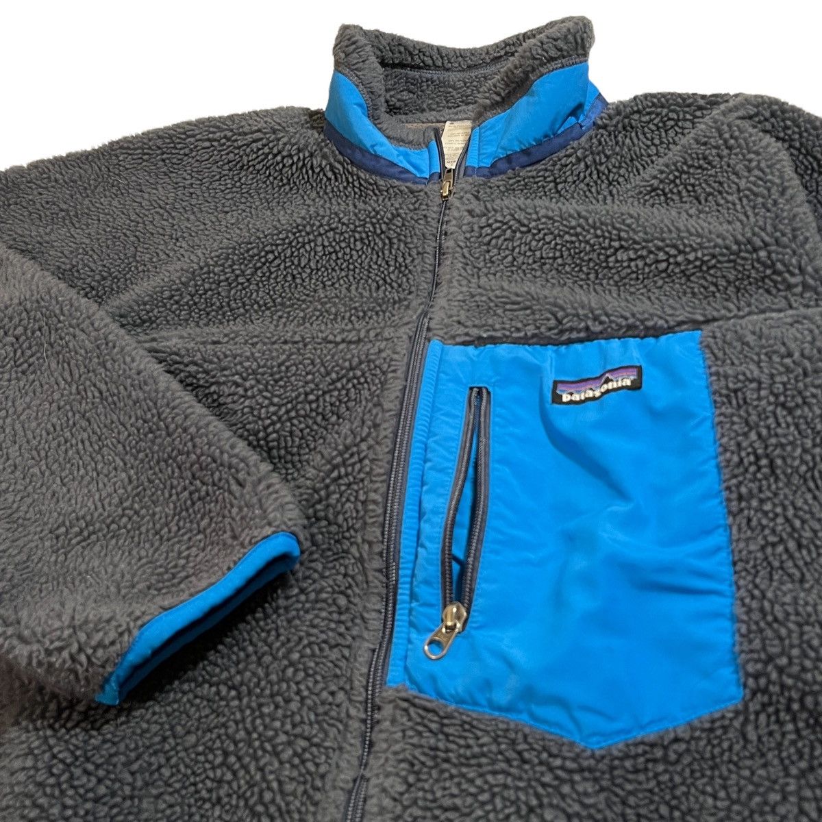 Patagonia × Vintage Vintage Patagonia Deep Pile Fleece Jacket Size US L / EU 52-54 / 3 - 2 Thumbnail