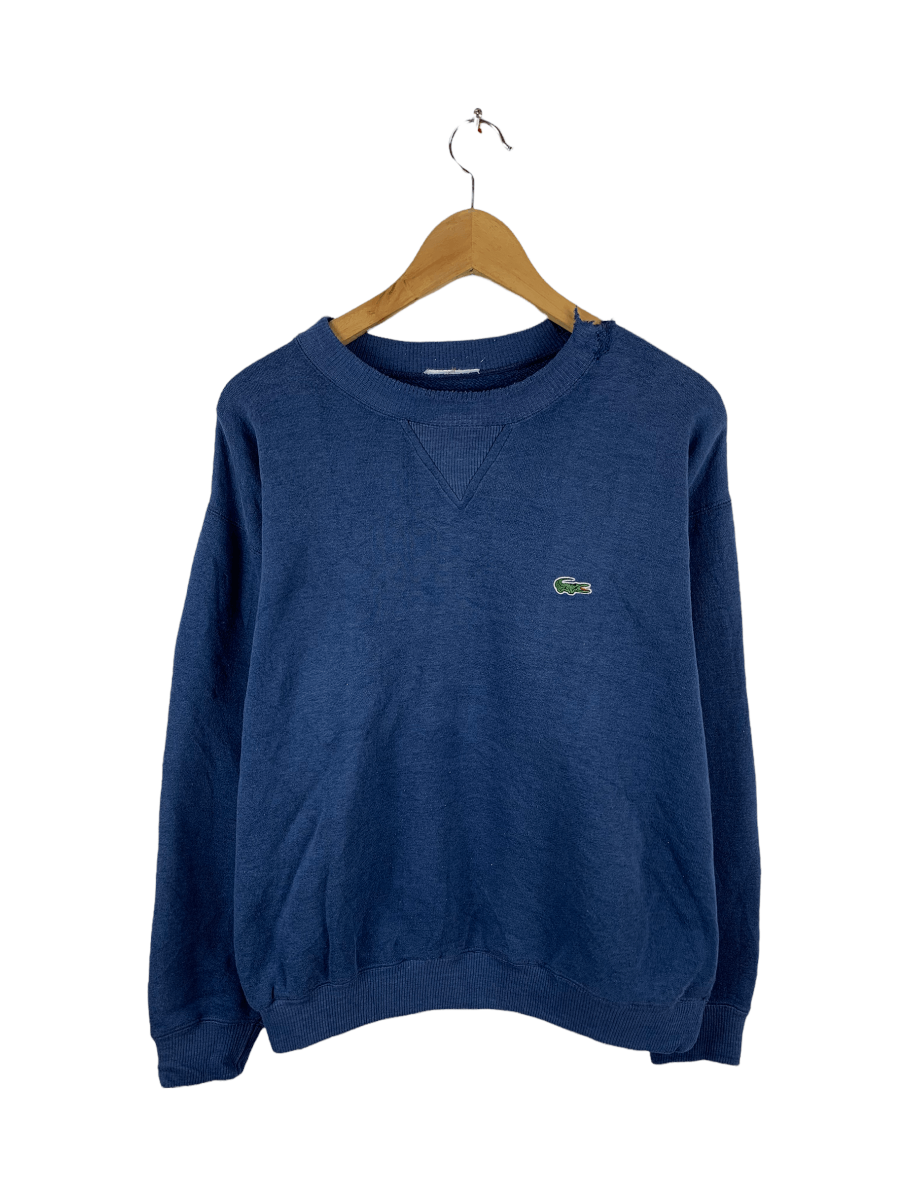 Lacoste 🔥Vintage Lacoste Distressed Sweatshirt Size US L / EU 52-54 / 3 - 1 Thumbnail