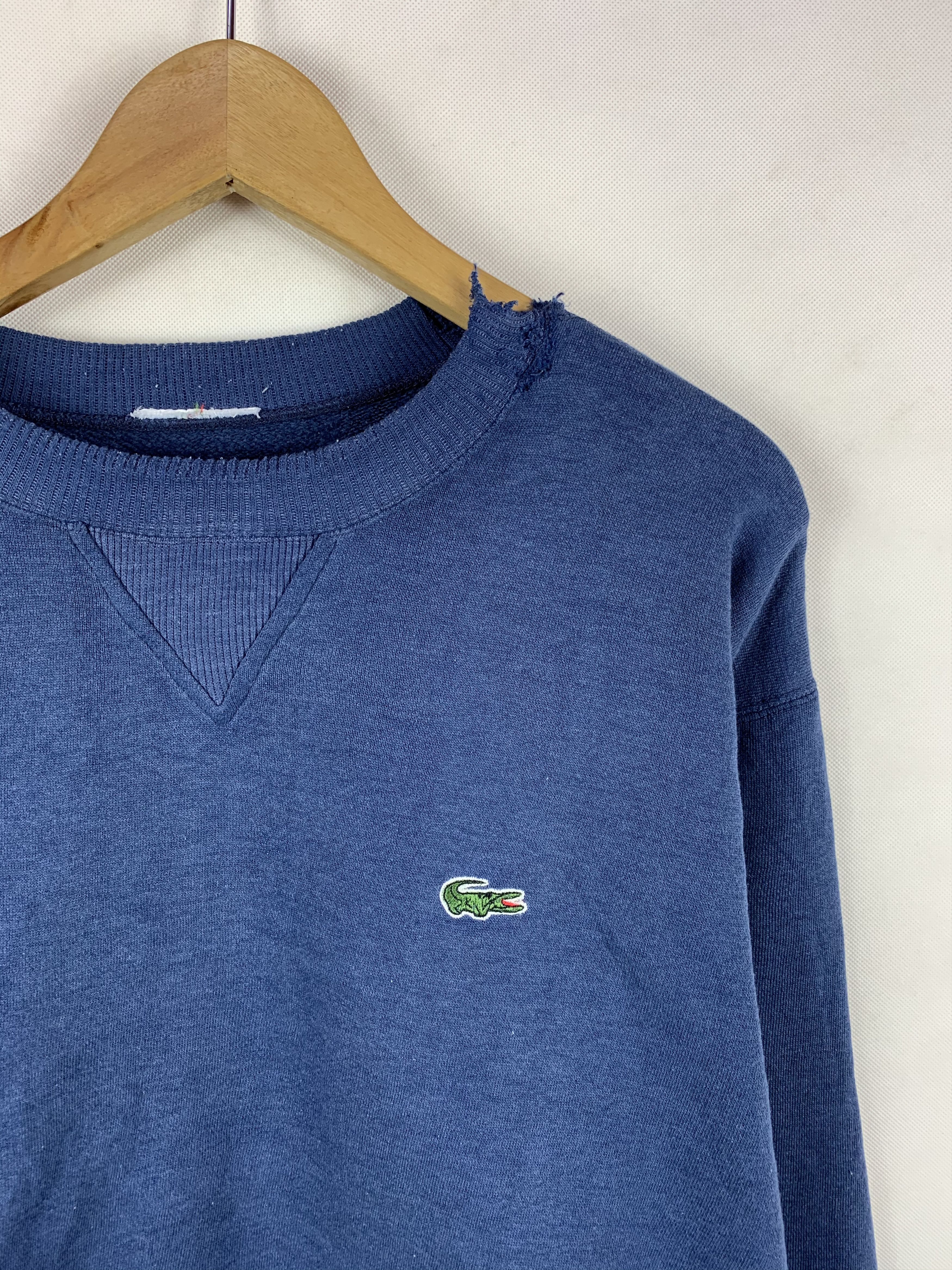 Lacoste 🔥Vintage Lacoste Distressed Sweatshirt Size US L / EU 52-54 / 3 - 2 Thumbnail