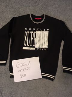 Supreme team hotsell crewneck black