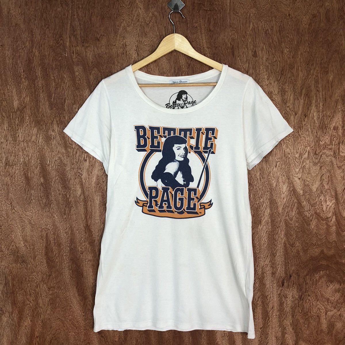 Hysteric Glamour DL Hysteric Glamour Bettie Page White Tshirt #H390 Size L / US 10 / IT 46 - 3 Thumbnail