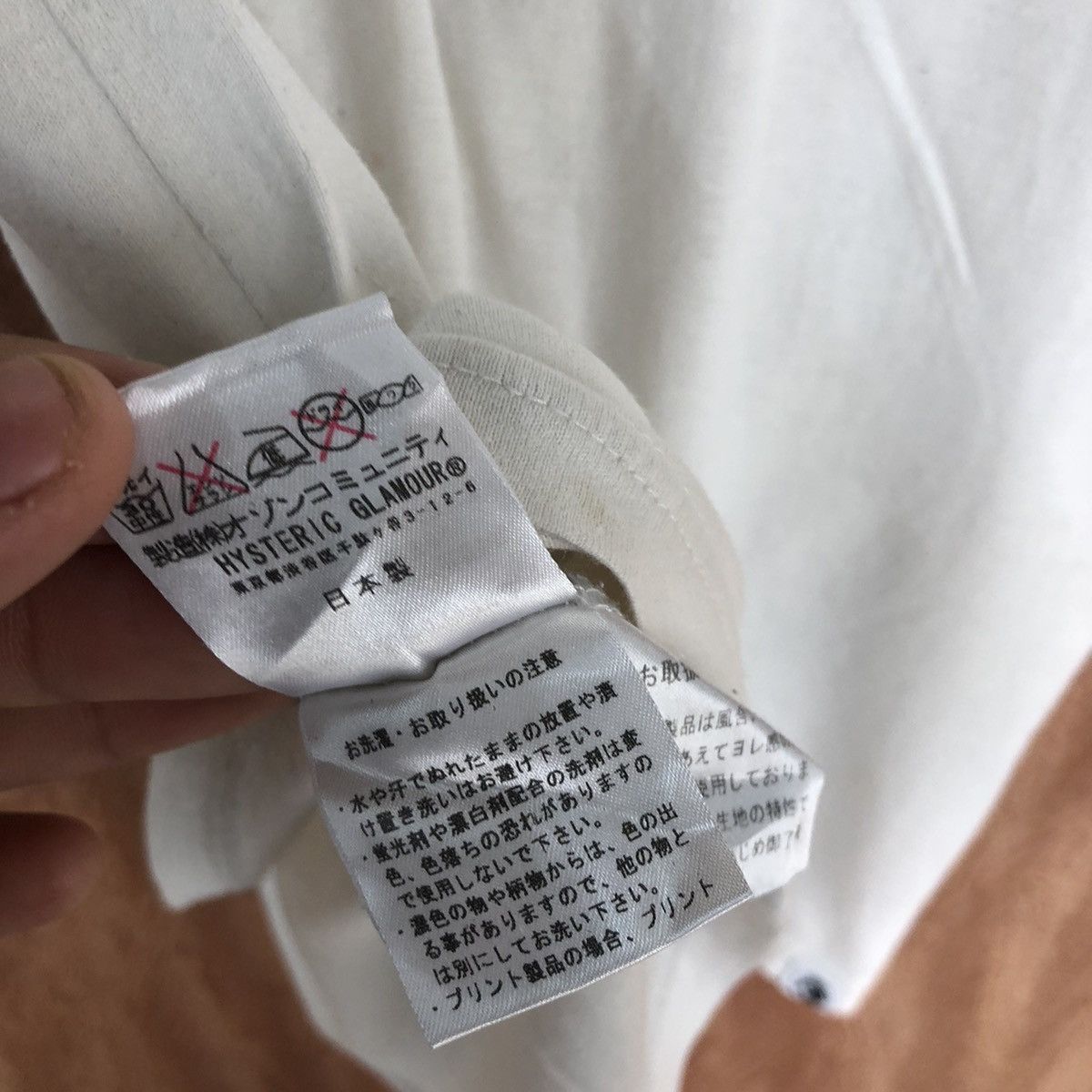 Hysteric Glamour DL Hysteric Glamour Bettie Page White Tshirt #H390 Size L / US 10 / IT 46 - 12 Thumbnail