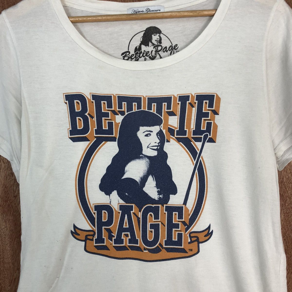 Hysteric Glamour DL Hysteric Glamour Bettie Page White Tshirt #H390 Size L / US 10 / IT 46 - 6 Thumbnail