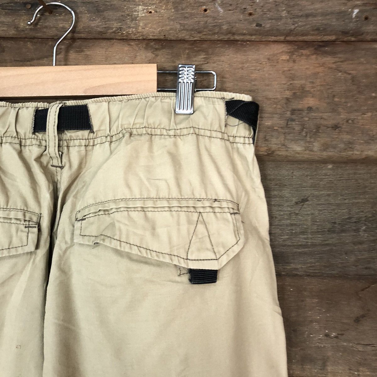 Japanese Brand Anti Label Brown Cargo Multipocket Pants #449 Size US 29 - 14 Thumbnail