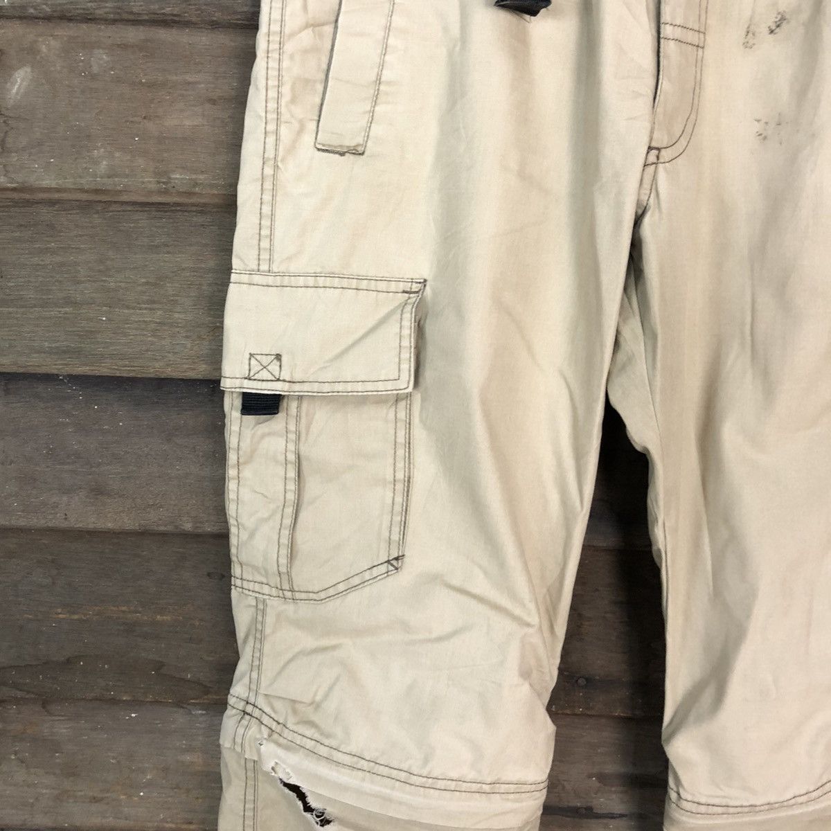 Japanese Brand Anti Label Brown Cargo Multipocket Pants #449 Size US 29 - 6 Thumbnail