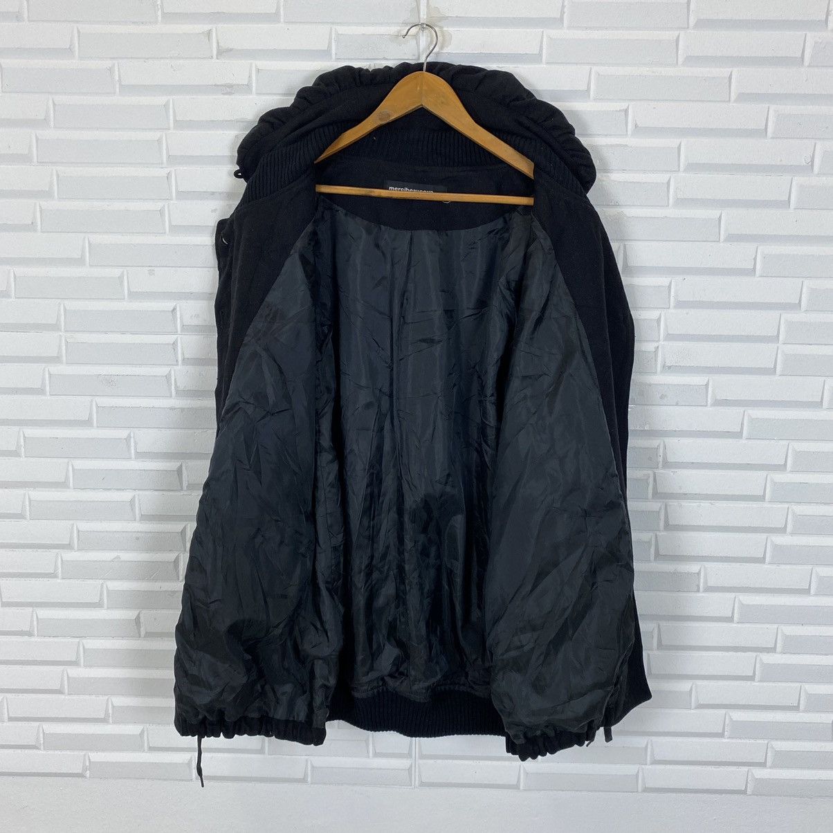 Issey Miyake × mercibeaucoup MERCIBEAUCOUP, by ISSEY MIYAKE BLACK WOOL JACKET Size US M / EU 48-50 / 2 - 10 Thumbnail