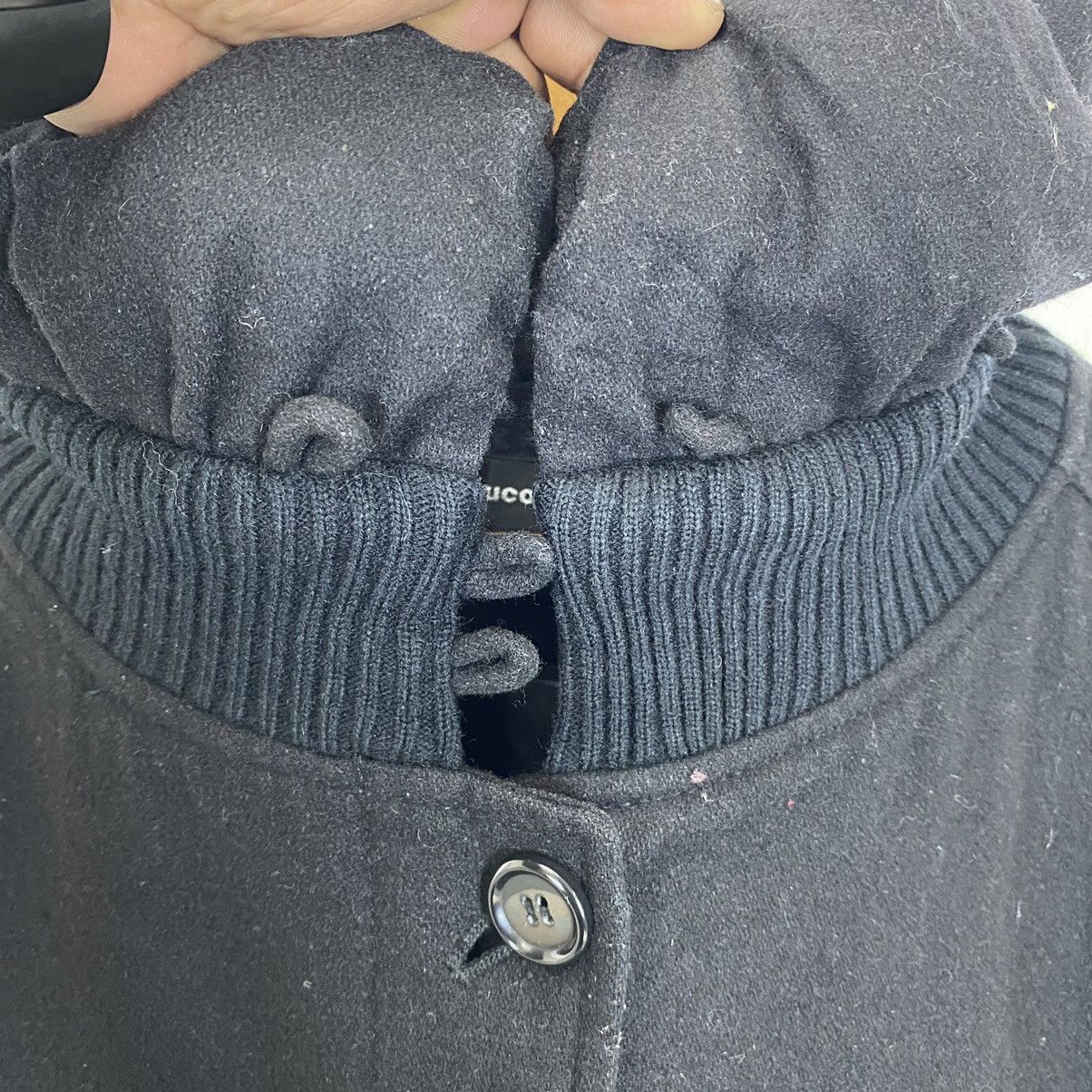 Issey Miyake × mercibeaucoup MERCIBEAUCOUP, by ISSEY MIYAKE BLACK WOOL JACKET Size US M / EU 48-50 / 2 - 7 Thumbnail