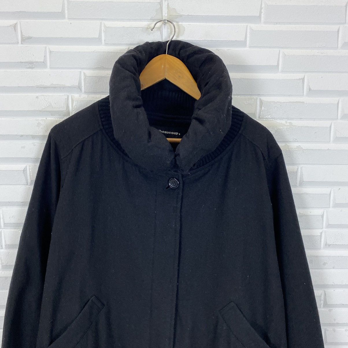 Issey Miyake × mercibeaucoup MERCIBEAUCOUP, by ISSEY MIYAKE BLACK WOOL JACKET Size US M / EU 48-50 / 2 - 6 Thumbnail