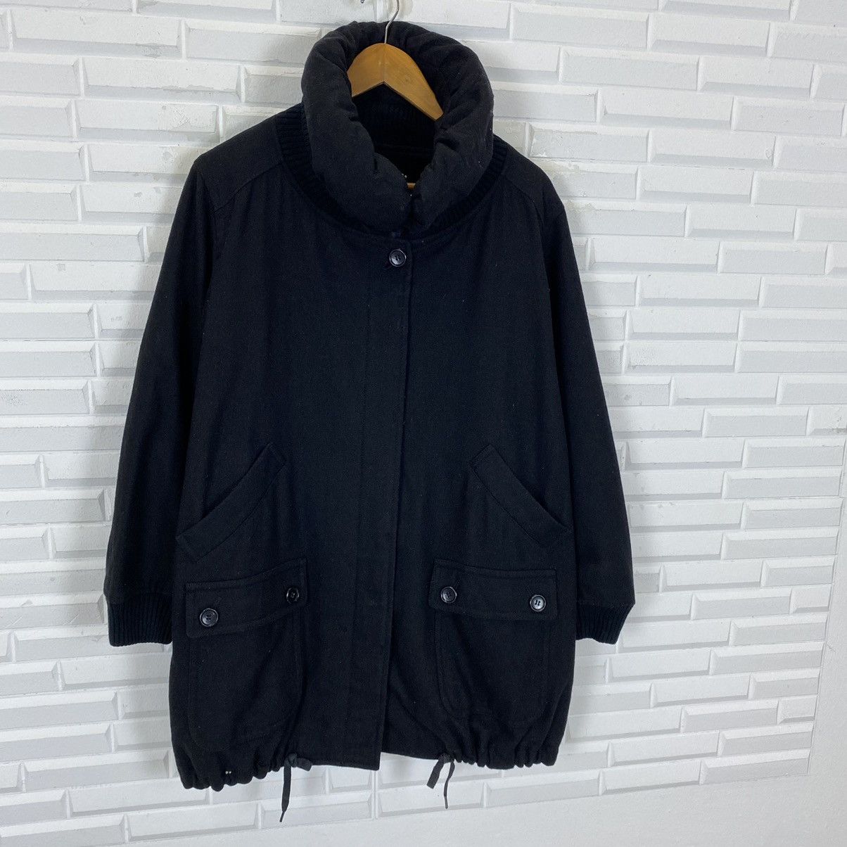 Issey Miyake × mercibeaucoup MERCIBEAUCOUP, by ISSEY MIYAKE BLACK WOOL JACKET Size US M / EU 48-50 / 2 - 3 Thumbnail