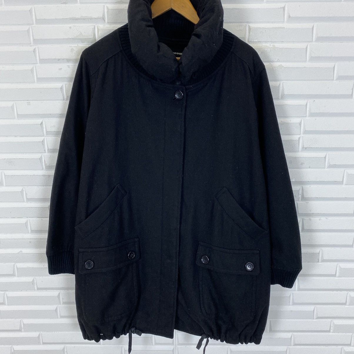 Issey Miyake × mercibeaucoup MERCIBEAUCOUP, by ISSEY MIYAKE BLACK WOOL JACKET Size US M / EU 48-50 / 2 - 5 Thumbnail